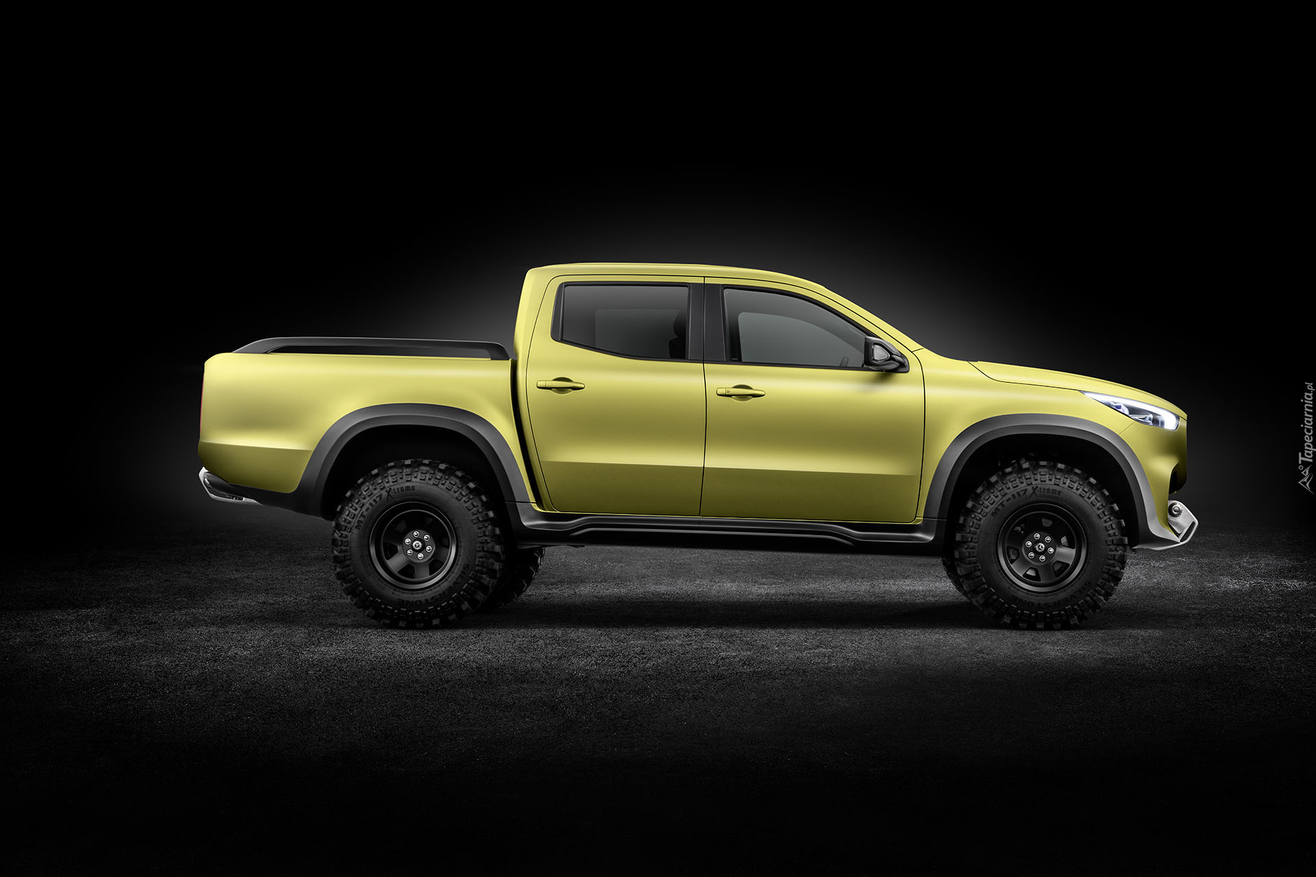 Żółty, Mercedes-Benz X Class Pick Up Concept, 2017