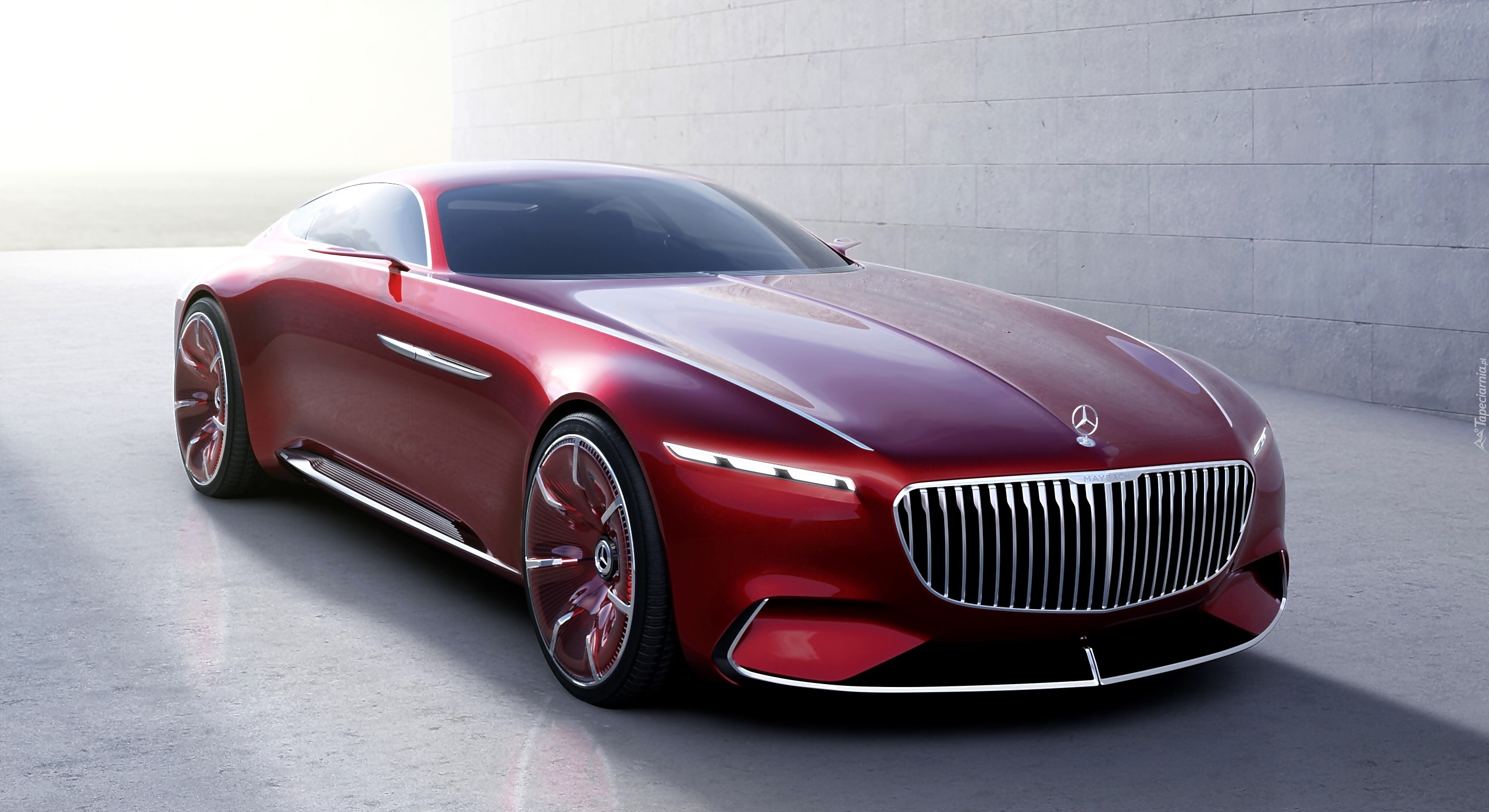 Czerwony, Mercedes Maybach 6