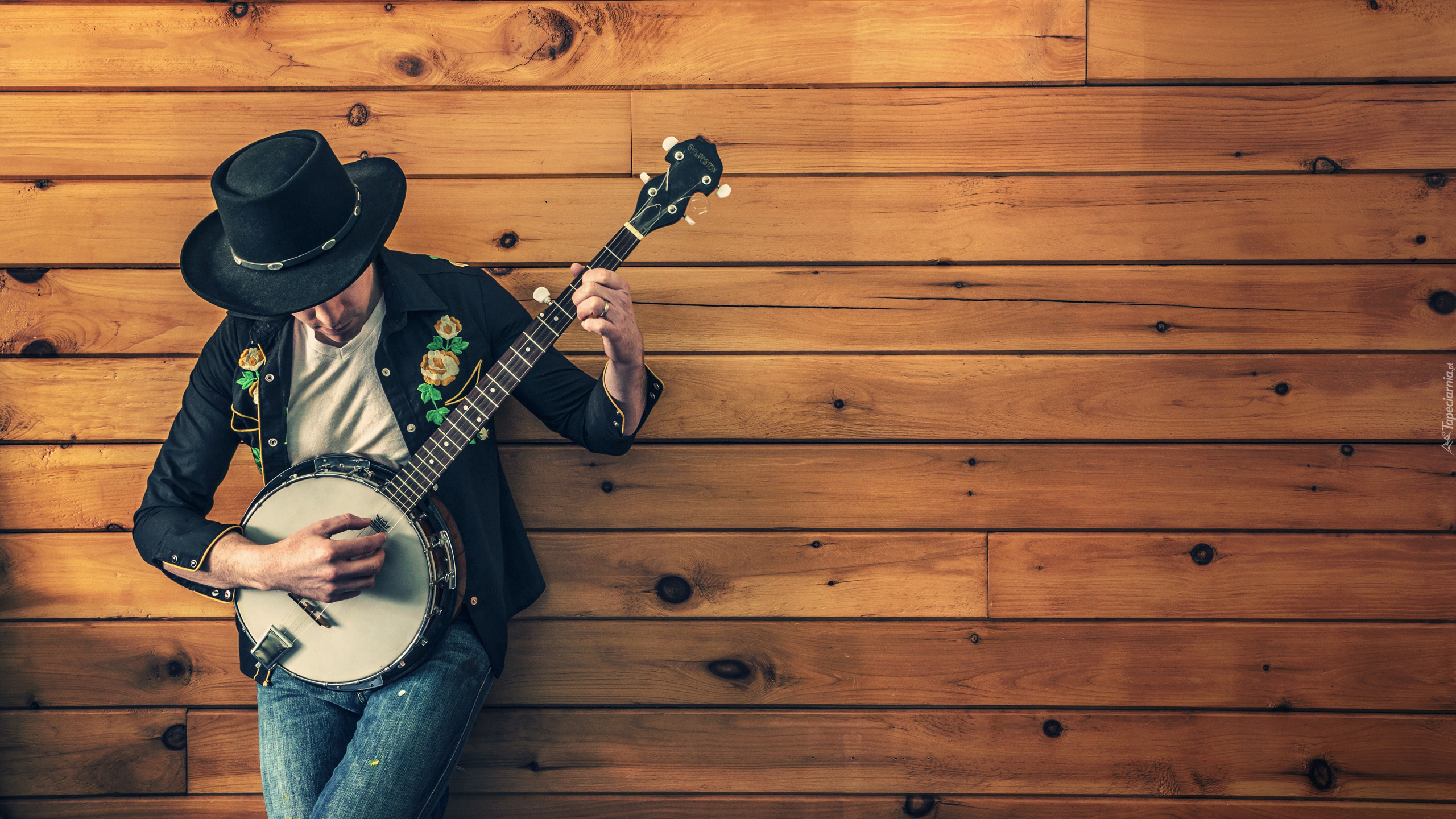 Mężczyzna, Muzyk, Kapelusz, Instrument, Banjo