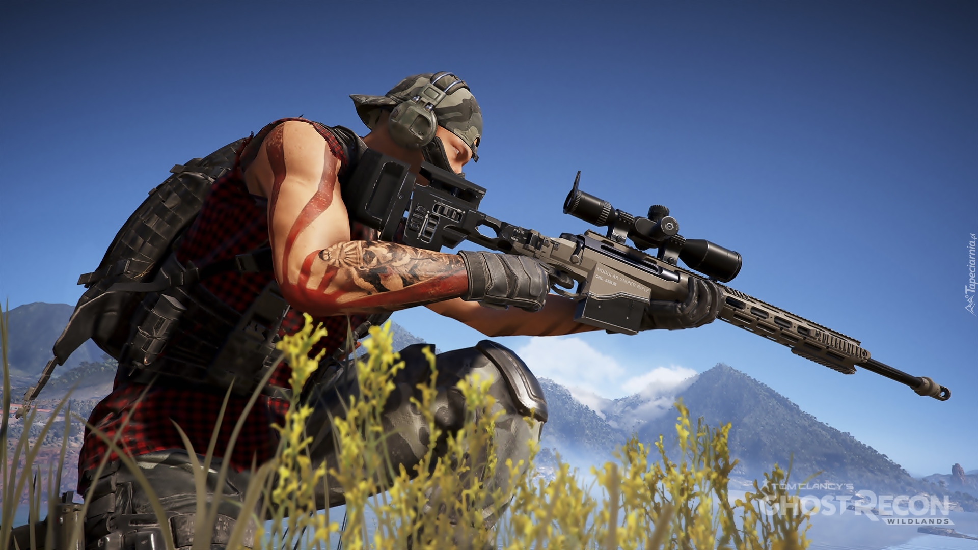 Gra, Tom Clancys Ghost Recon : Wildlands, Mężczyzna, Karabin