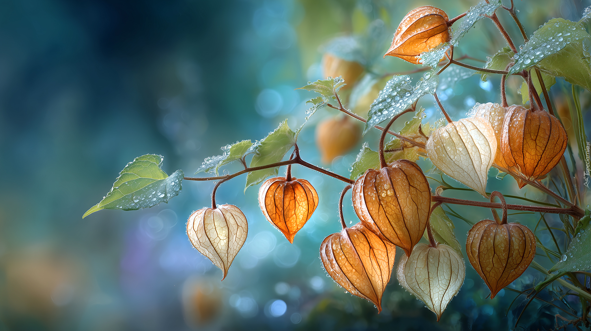 Mokra, Miechunka rozdęta, Grafika AI