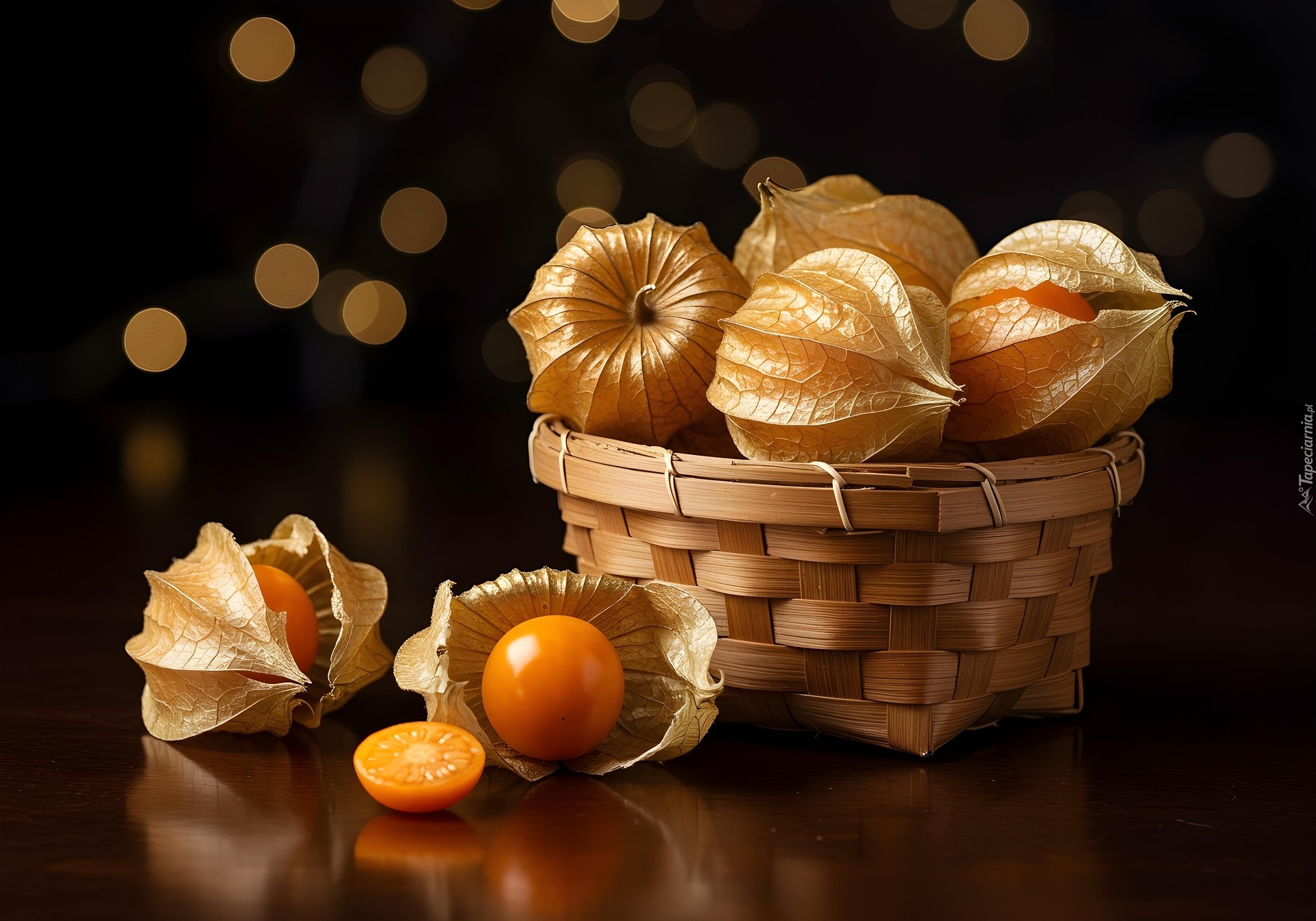 Miechunka, Owoce, Koszyk