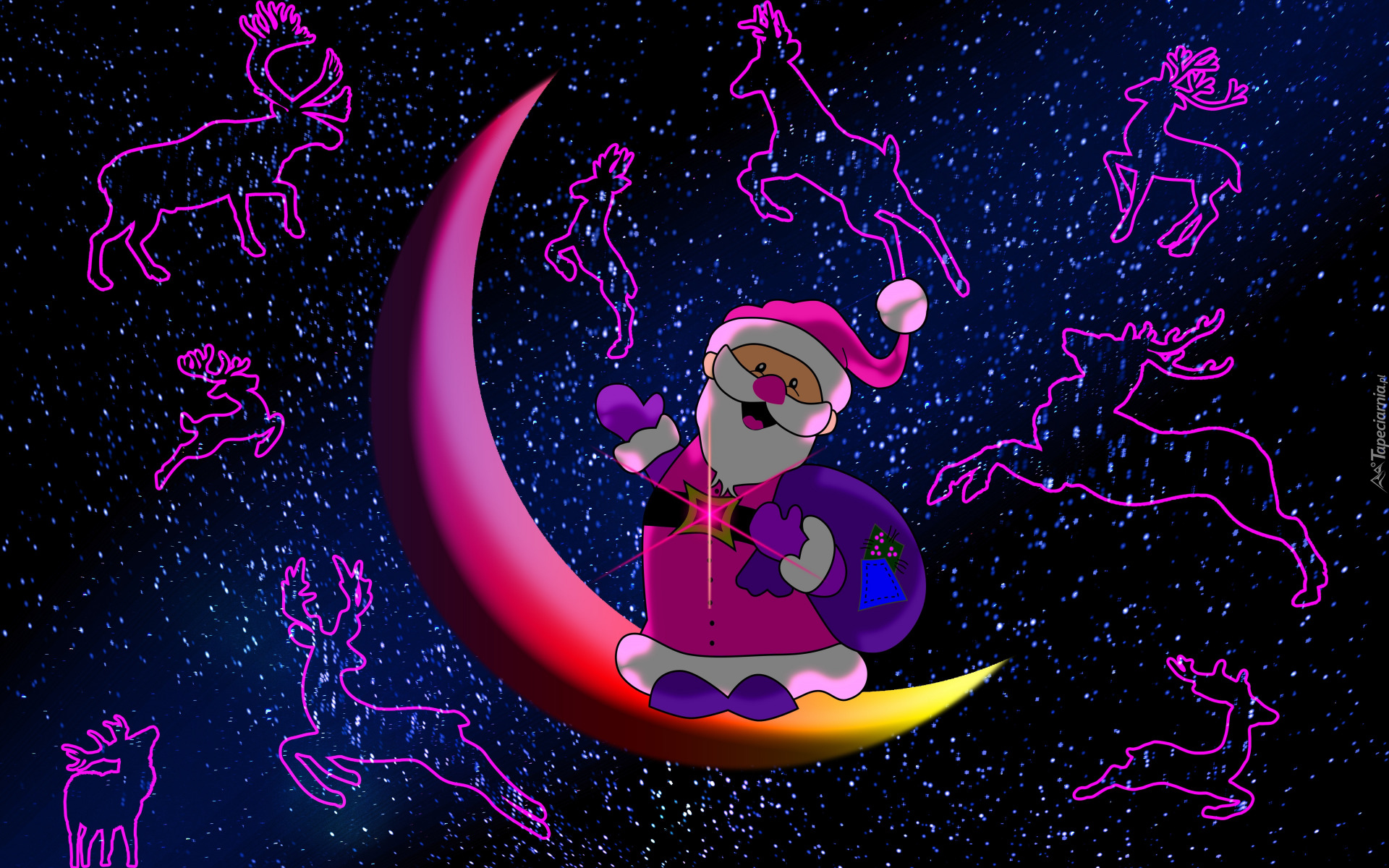 Mikołaj, Księżyc, 2D