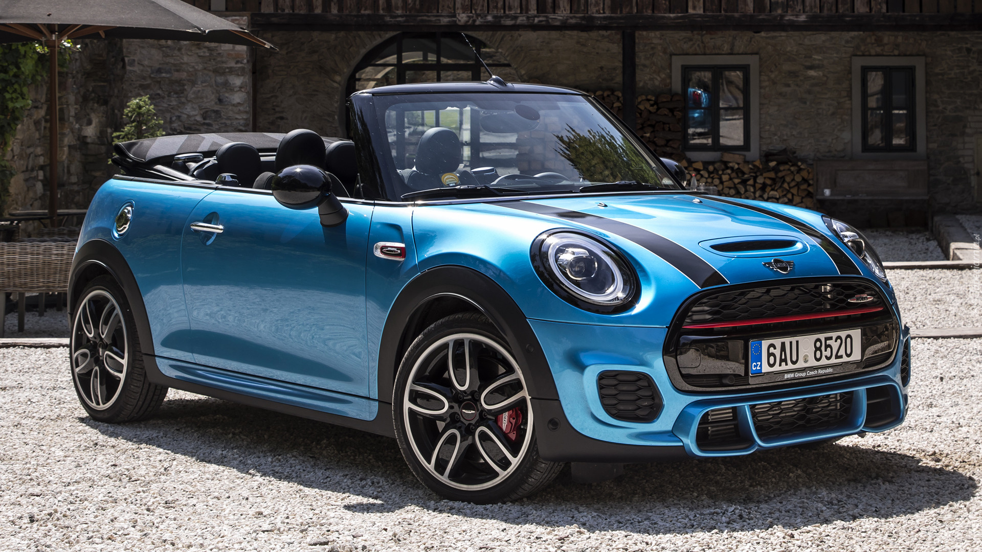 Niebieski, Mini Cabrio Cooper S