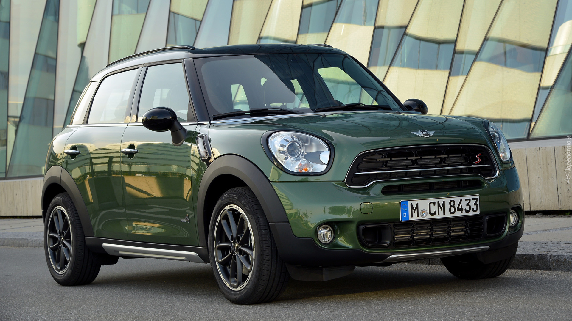 Zielony, Mini Countryman, 2015