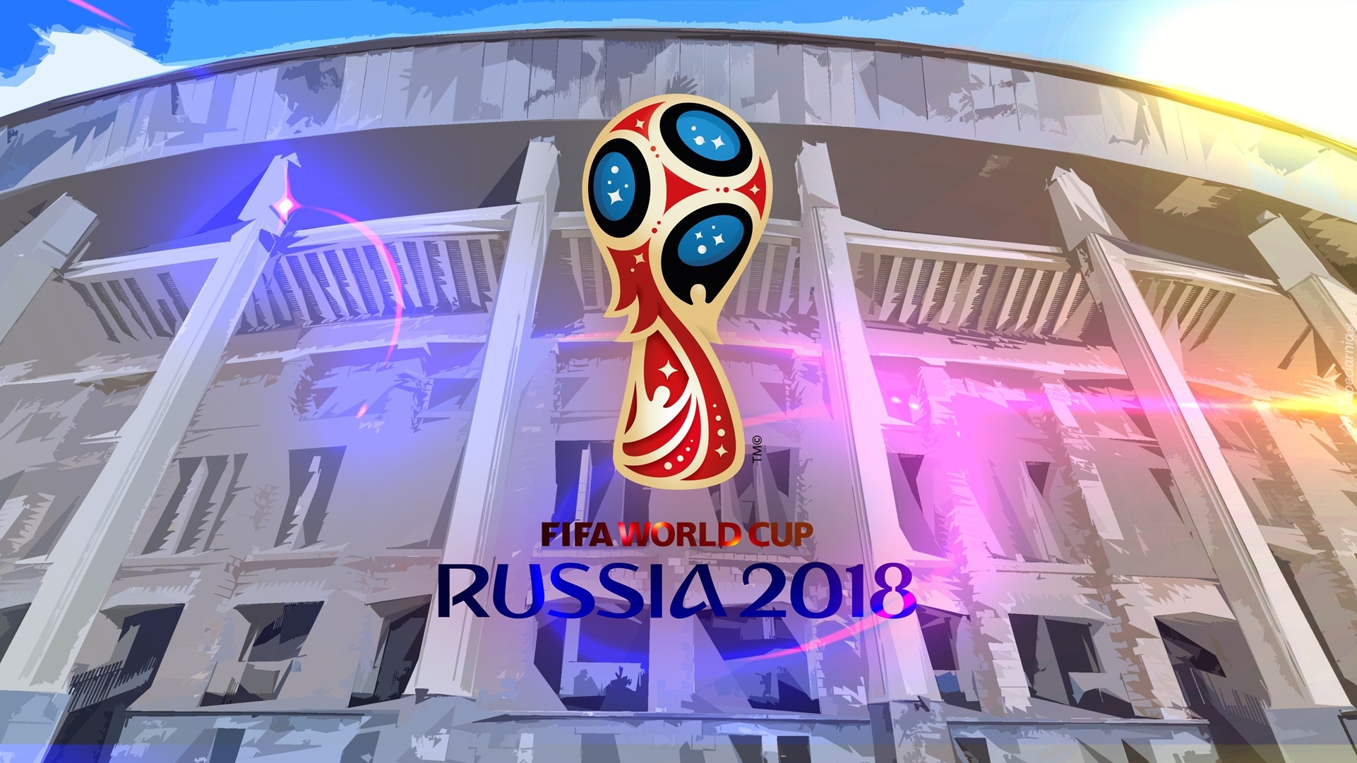 Mistrzostwa Świata, Mundial, Rosja 2018, Stadion, Grafika