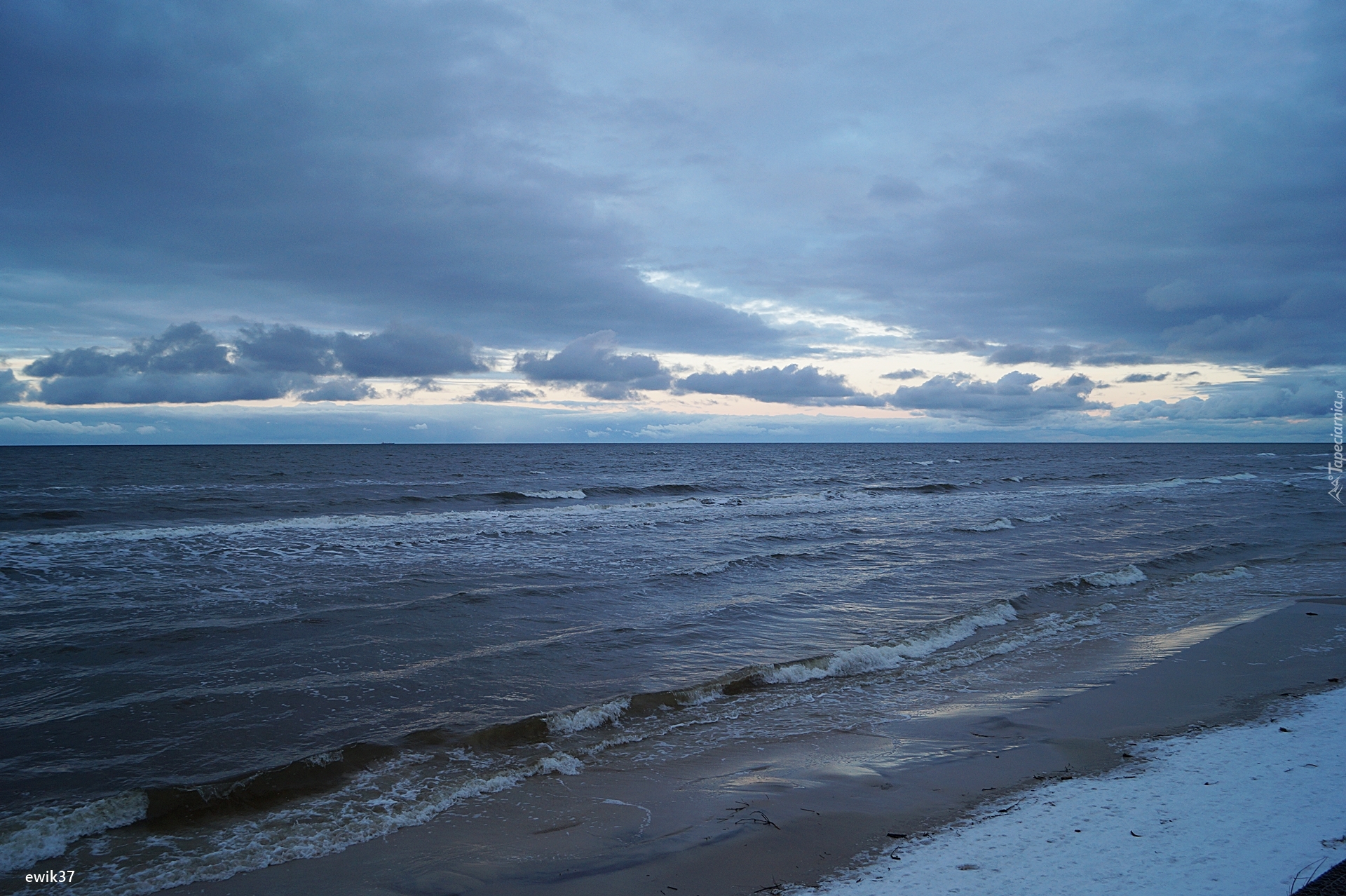 Morze, Plaża, Karwia