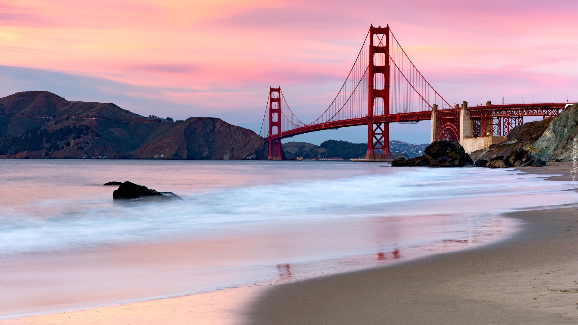 Most Golden Gate, Cieśnina Golden Gate, San Francisco, Kalifornia, Stany Zjednoczone