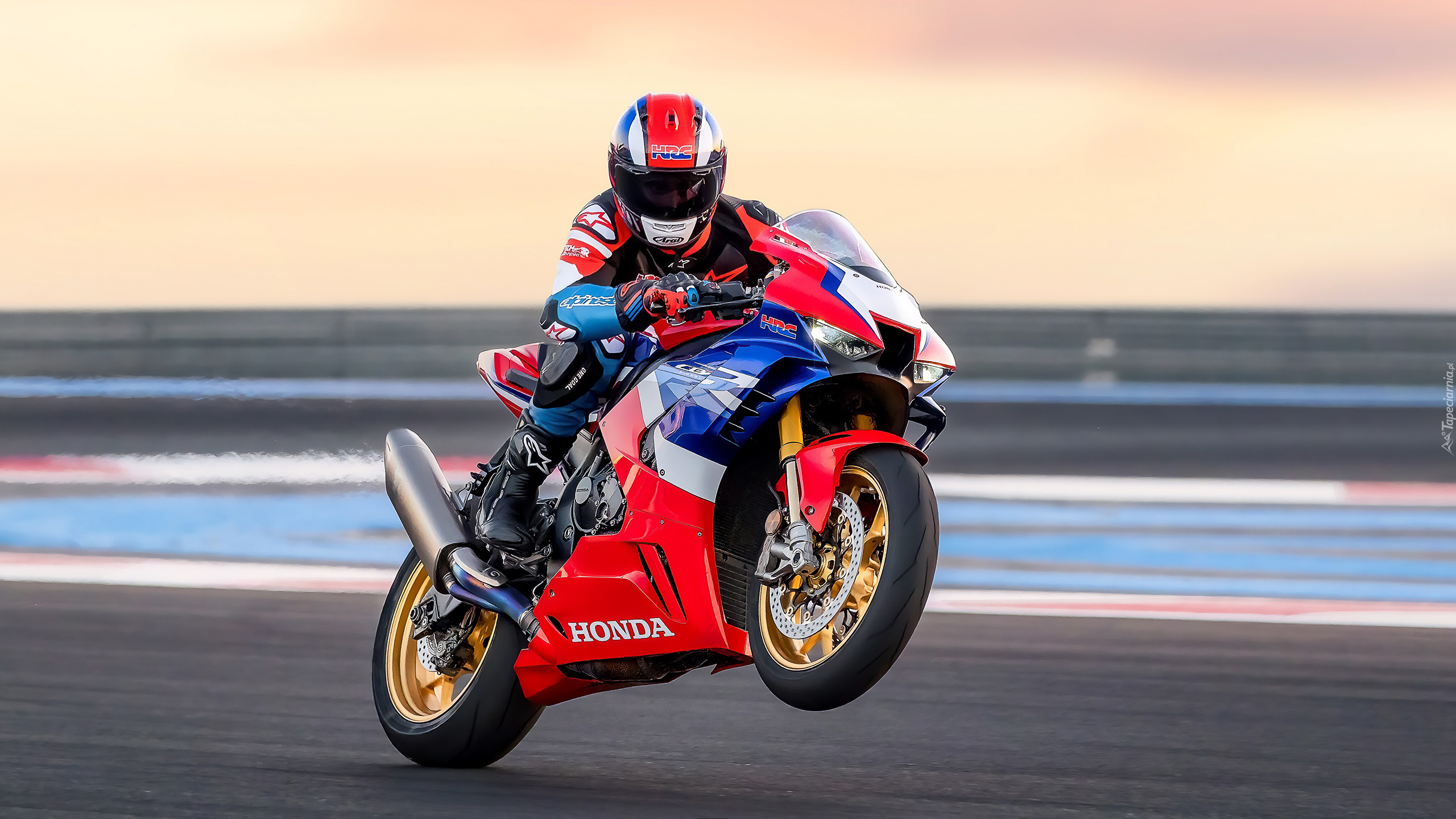 Motocykl, Honda CBR1000RR-R Fireblade SP, Tor, Wyścig, Szybkość, Ścigacz