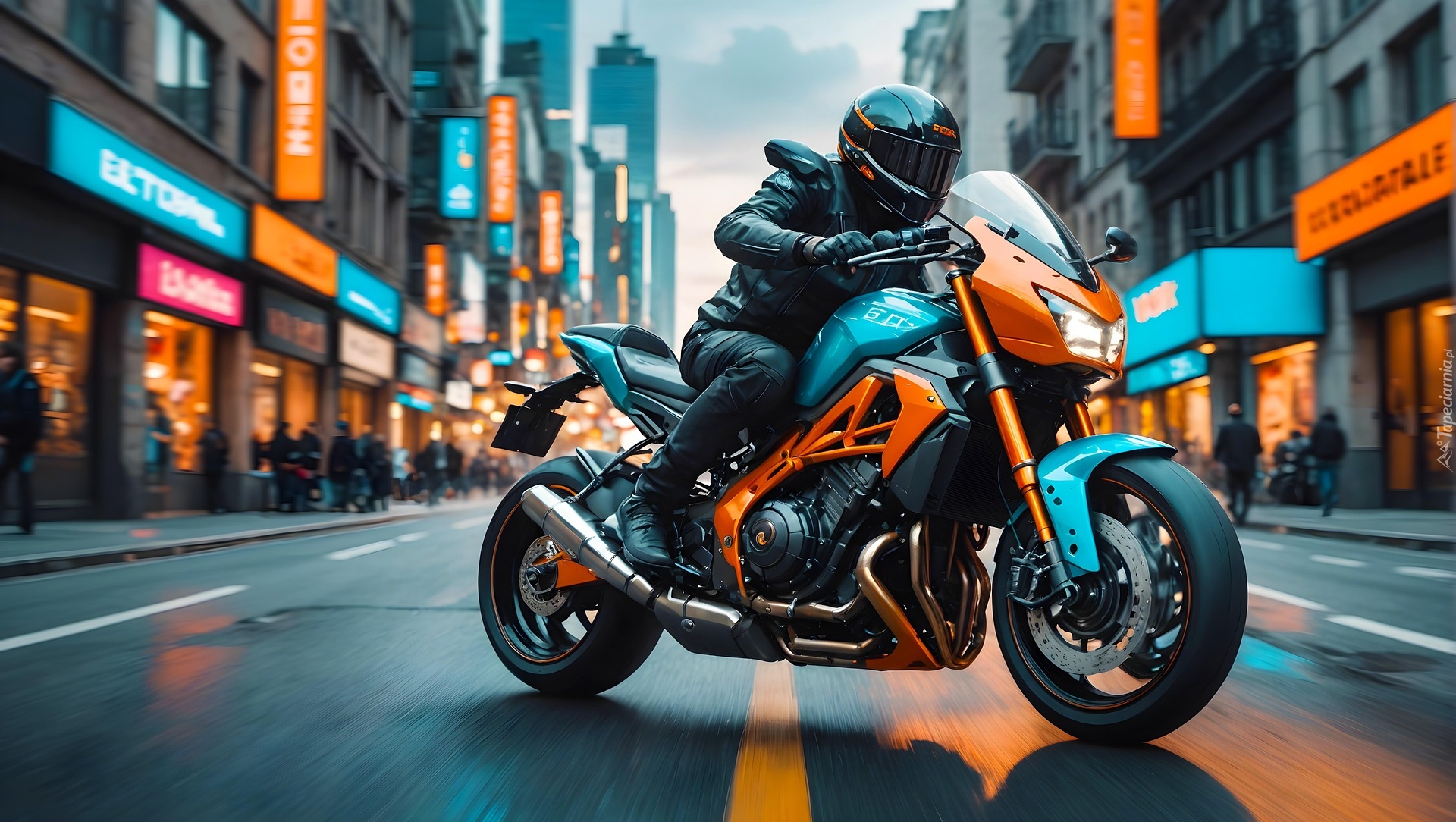 Motocykl, Motocyklista, AI