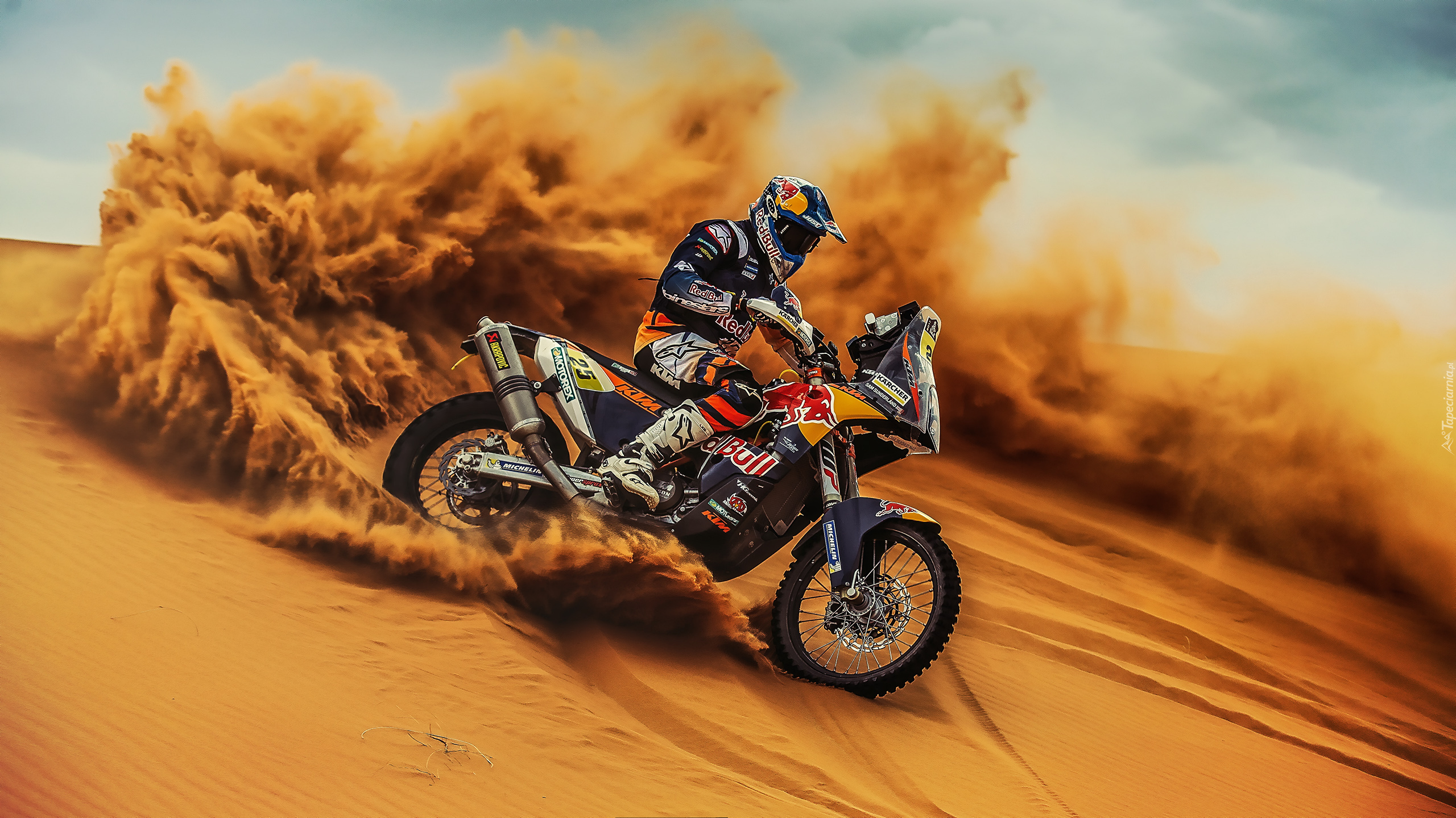 Motocyklista, Motocykl, KTM 450 Rally, Zespół Red Bull KTM Factory, Rajd Dakar 2017