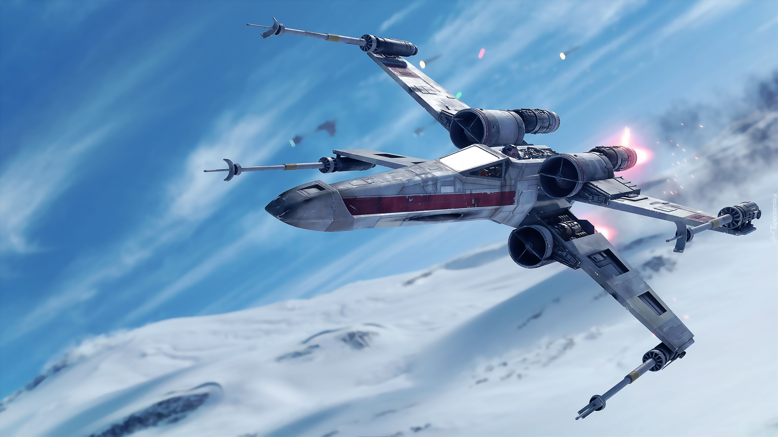 Gra, Star Wars Battlefront, X-wing Starfighter, Samolot, Myśliwiec