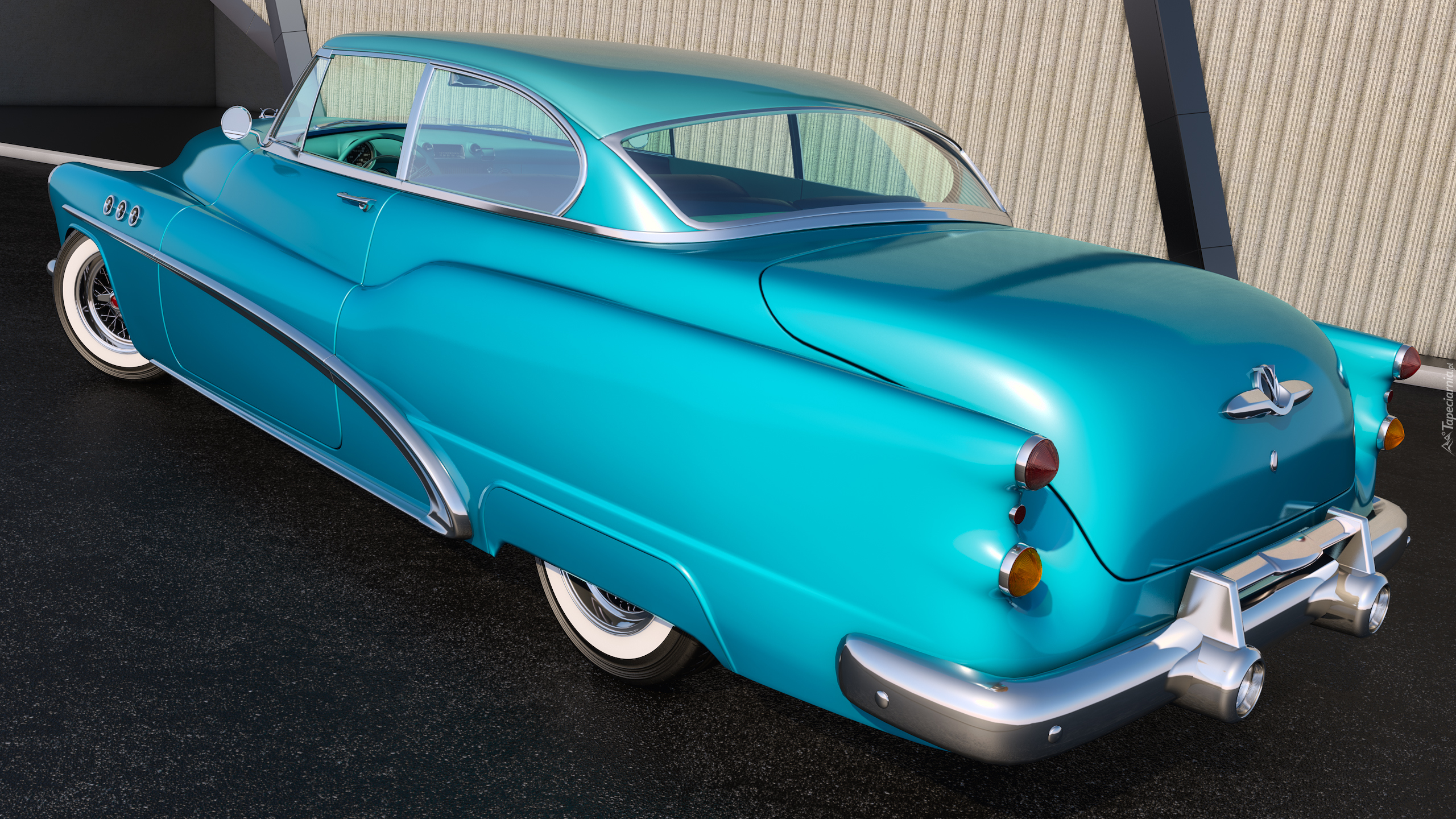 Buick Super Riviera Coupe, 1953, Zabytkowy, Niebieski