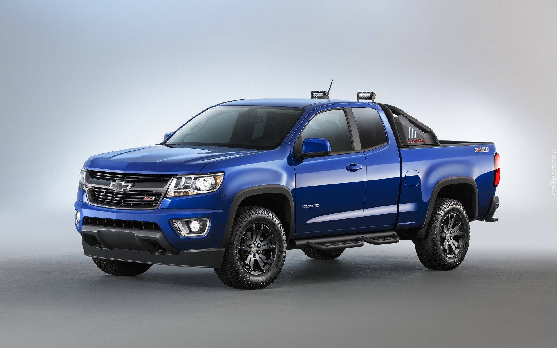 Niebieski, Chevrolet Colorado Trail Boss, 2016