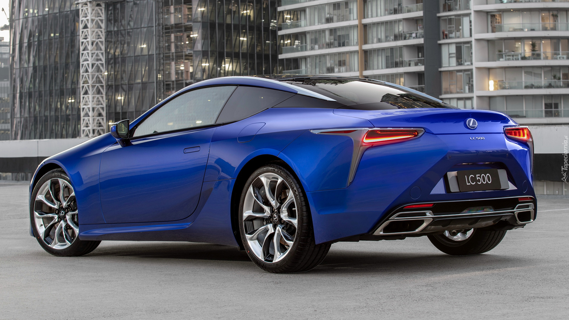 Niebieski, Lexus LC 500 Morphic Blue