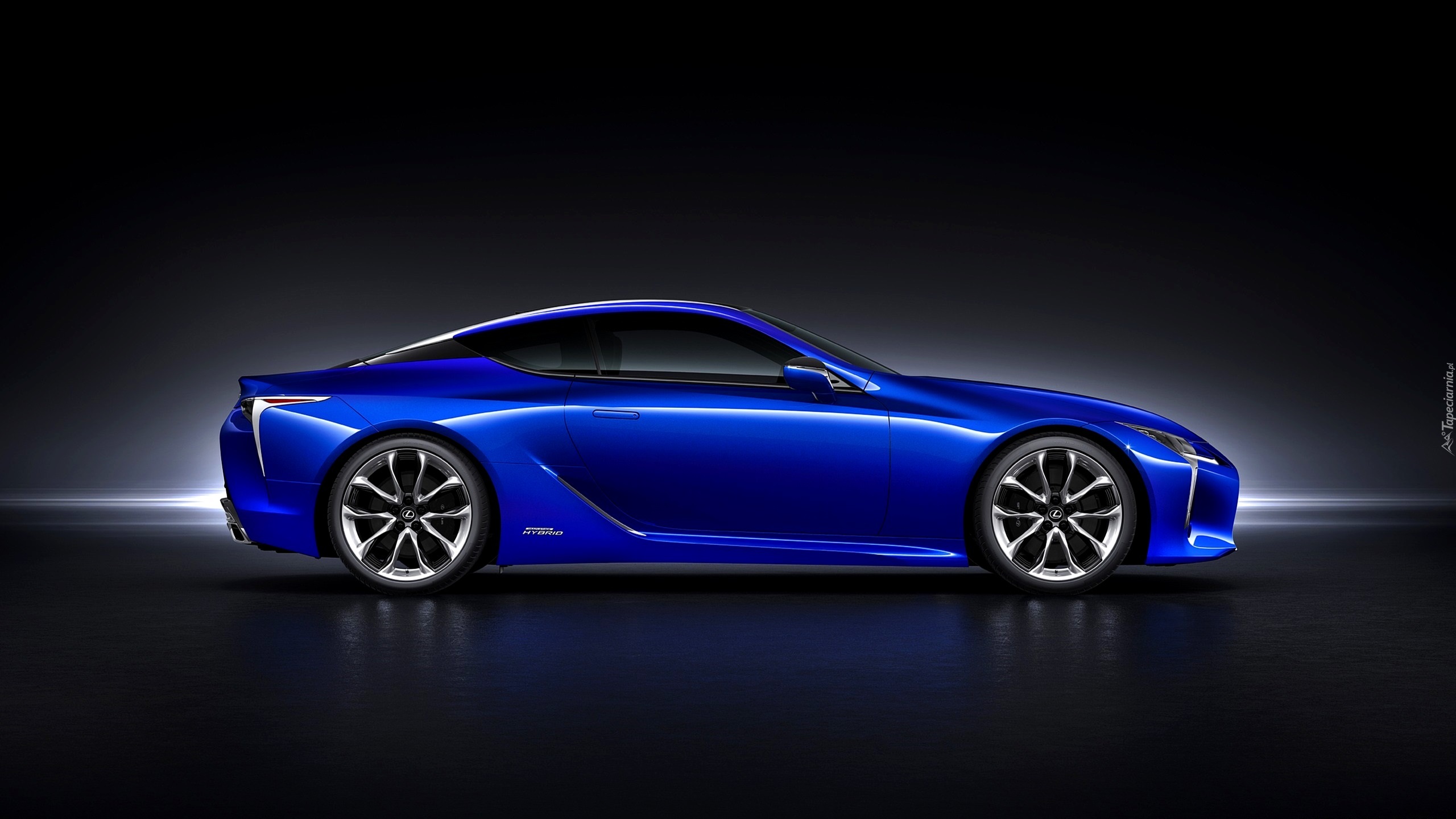 Niebieski, Lexus, LC 500h