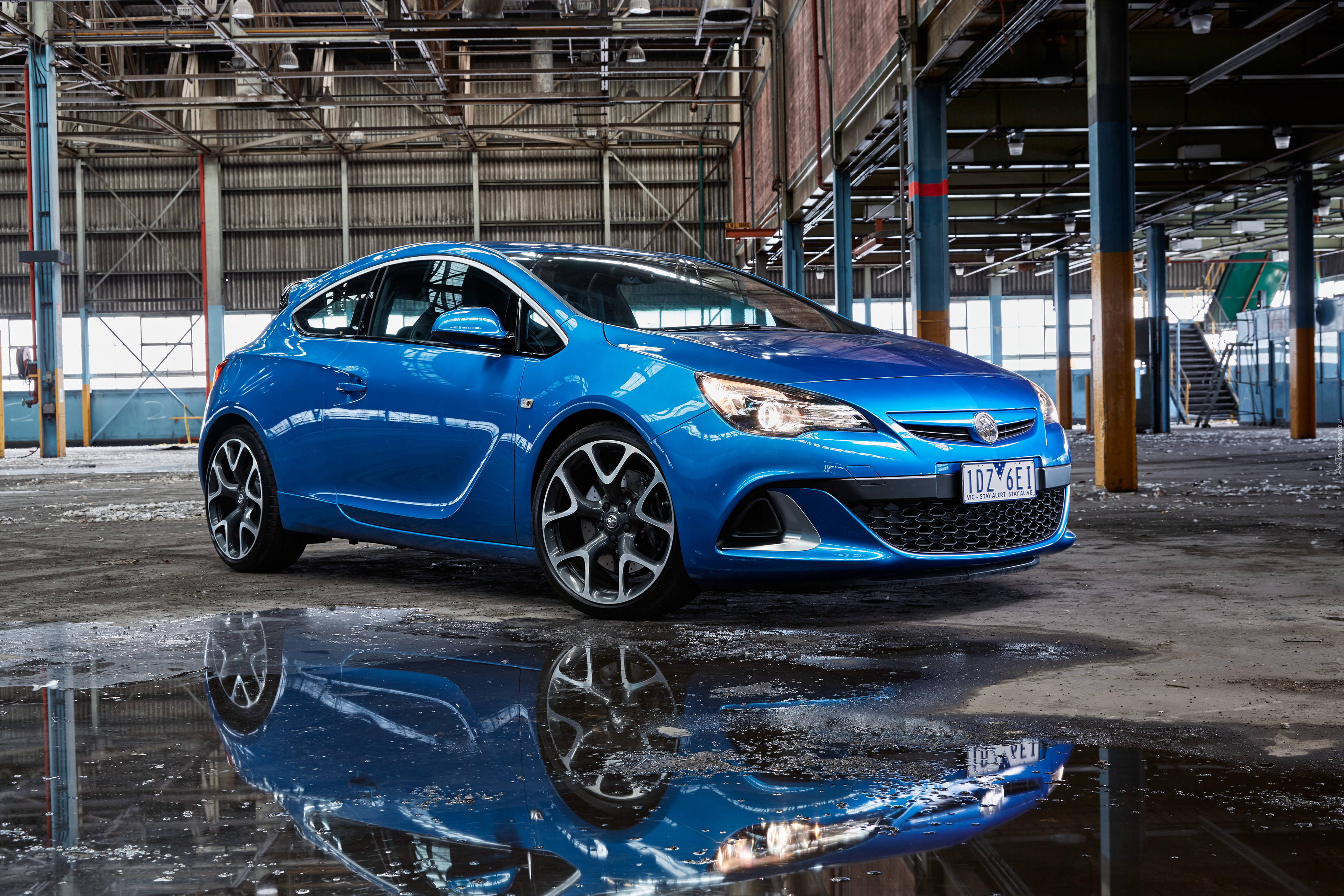 Niebieski, Opel Astra Holden VXR, 2015