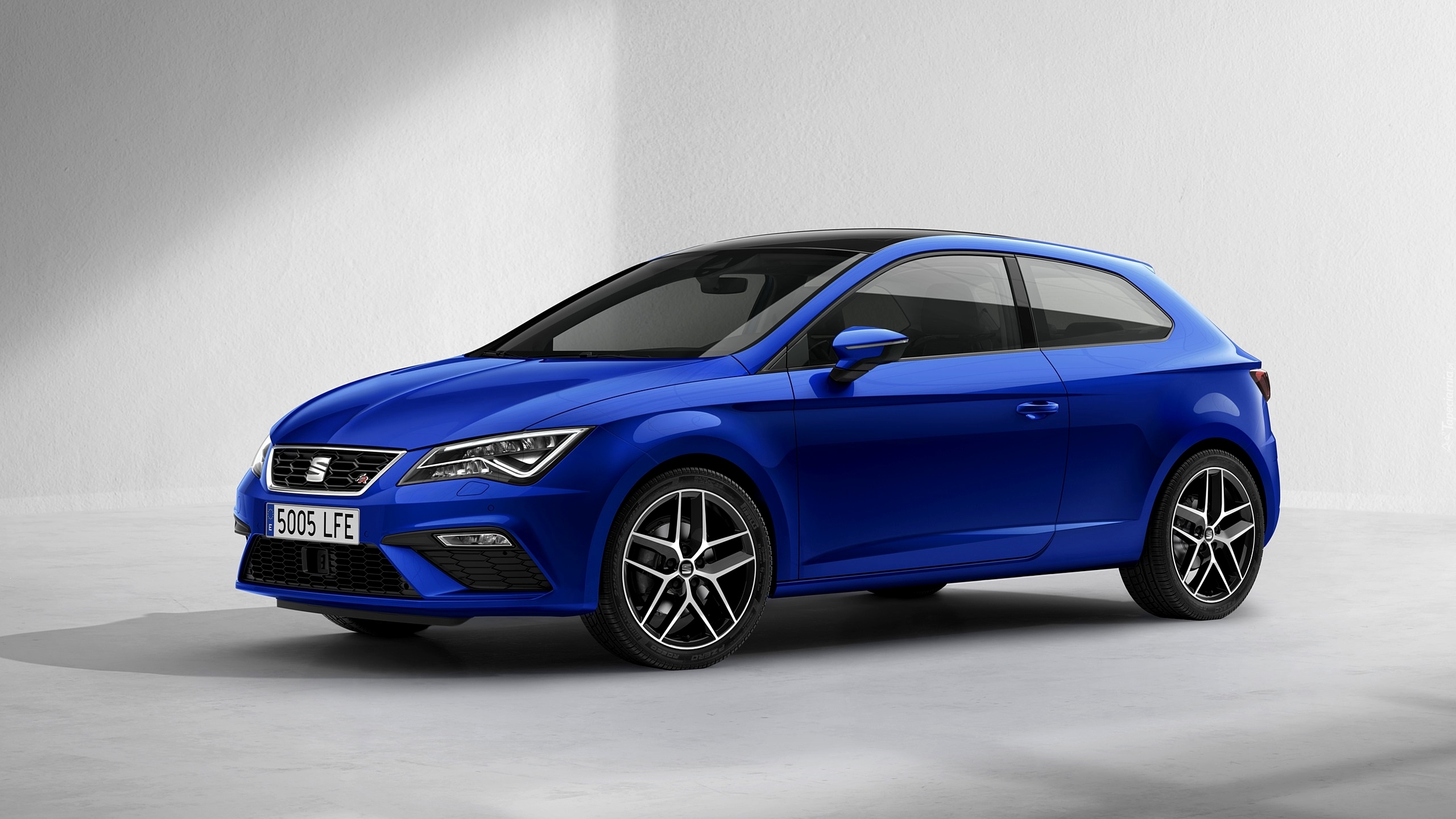 Niebieski, Seat Leon, 2017