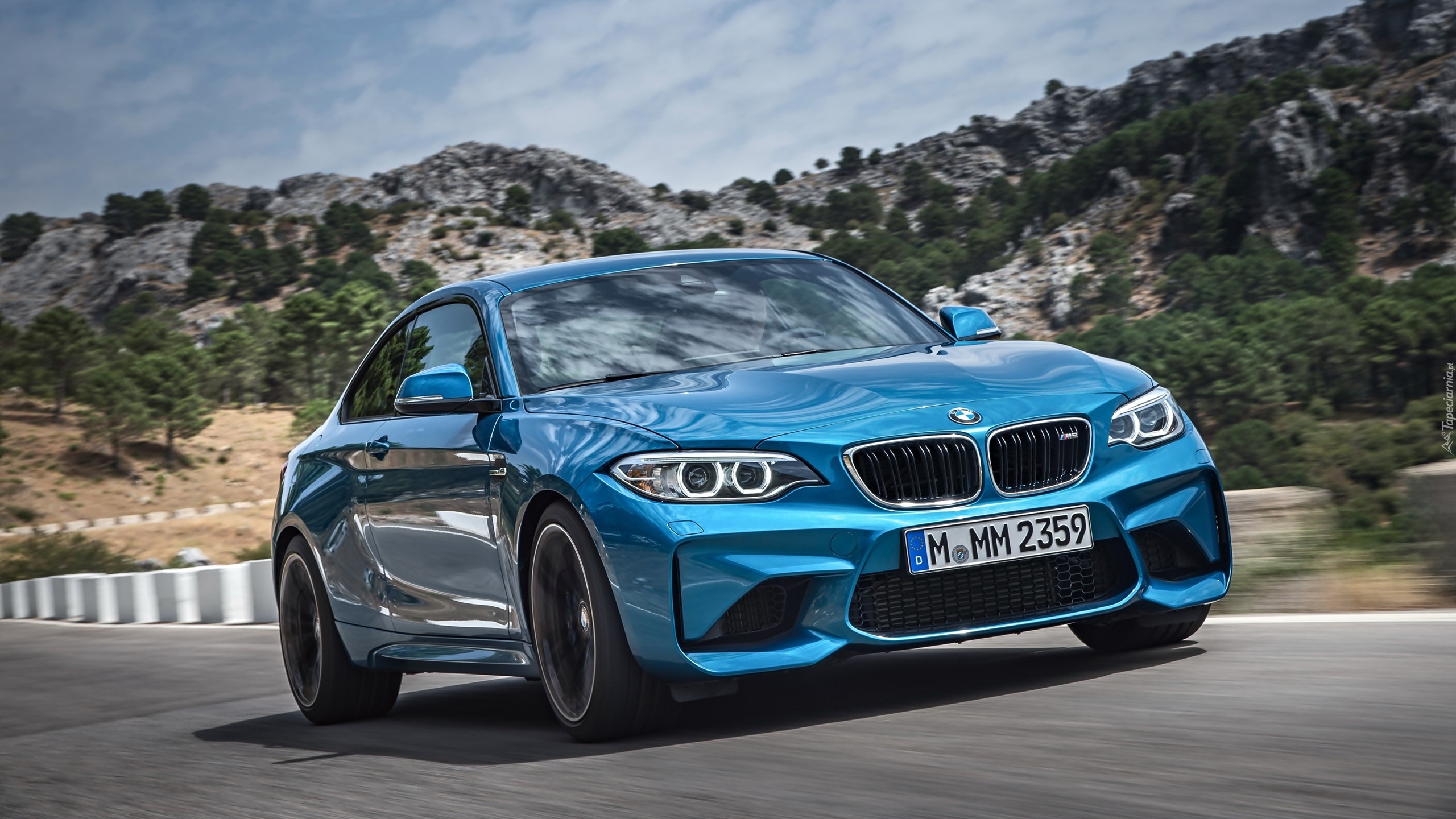 Niebieskie, BMW M2 F87, Coupe