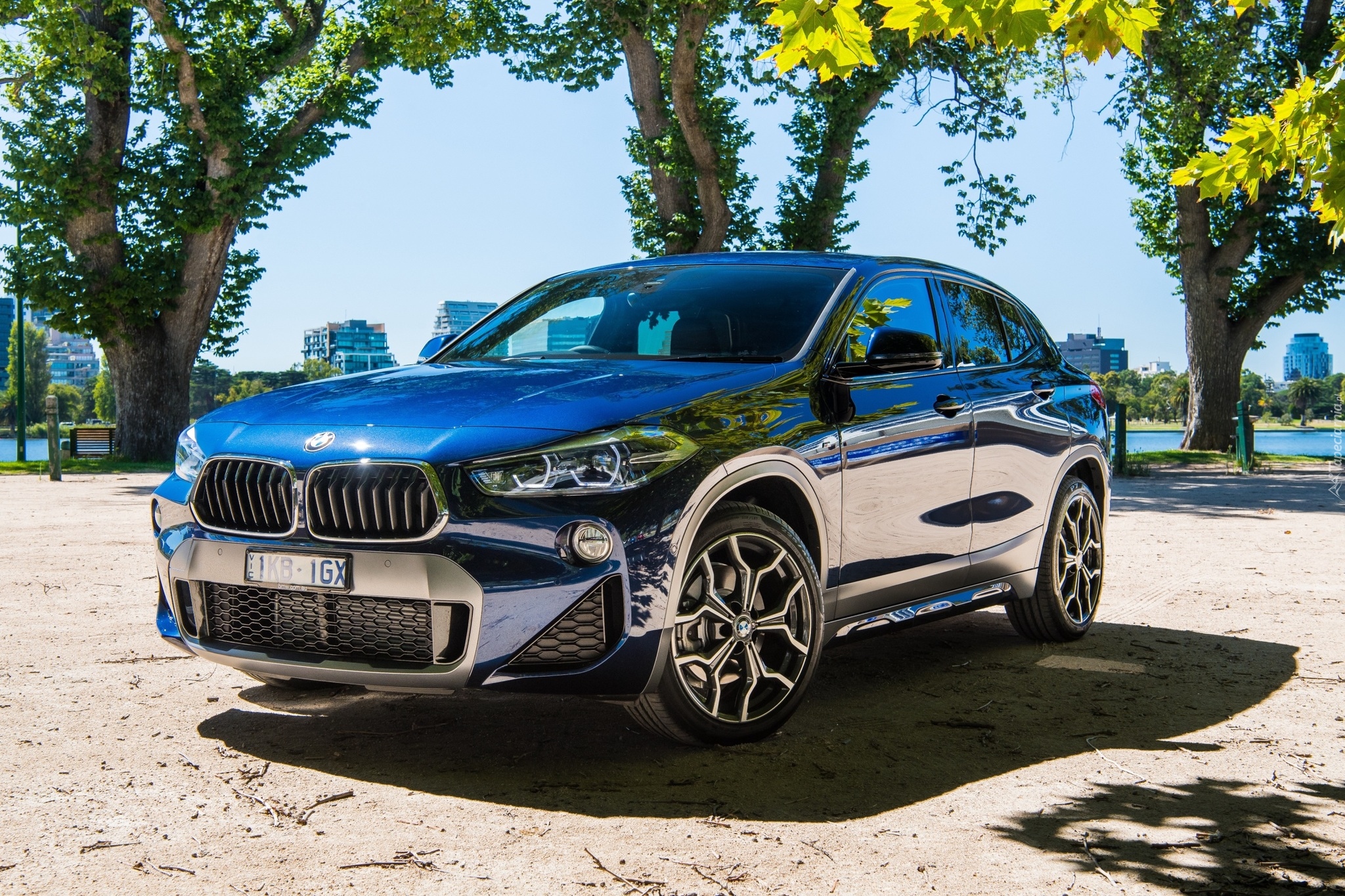 Niebieskie, BMW X2, SUV