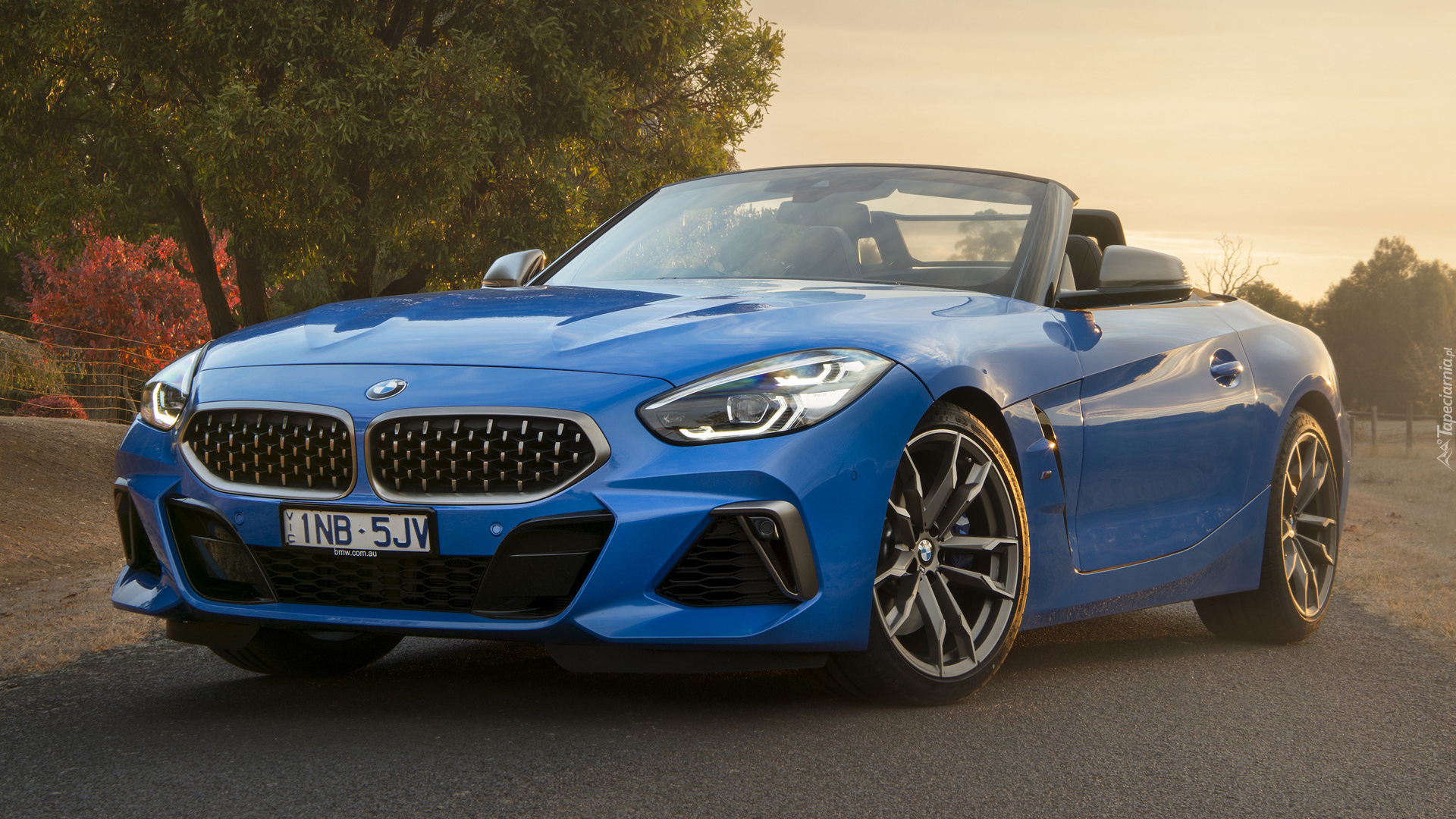 Niebieskie, BMW Z4 M40i, Kabriolet