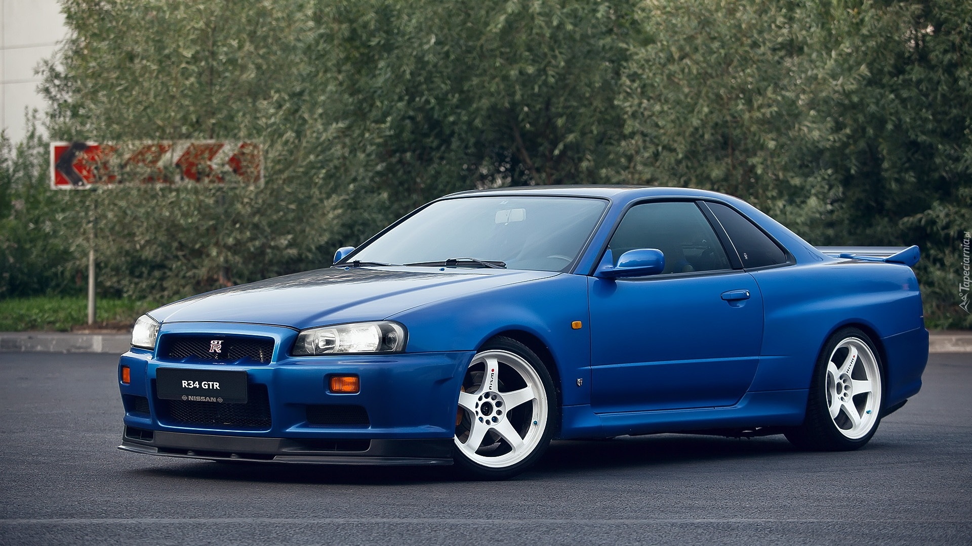 Niebieski, Nissan Skyline R34 GTR, 1999