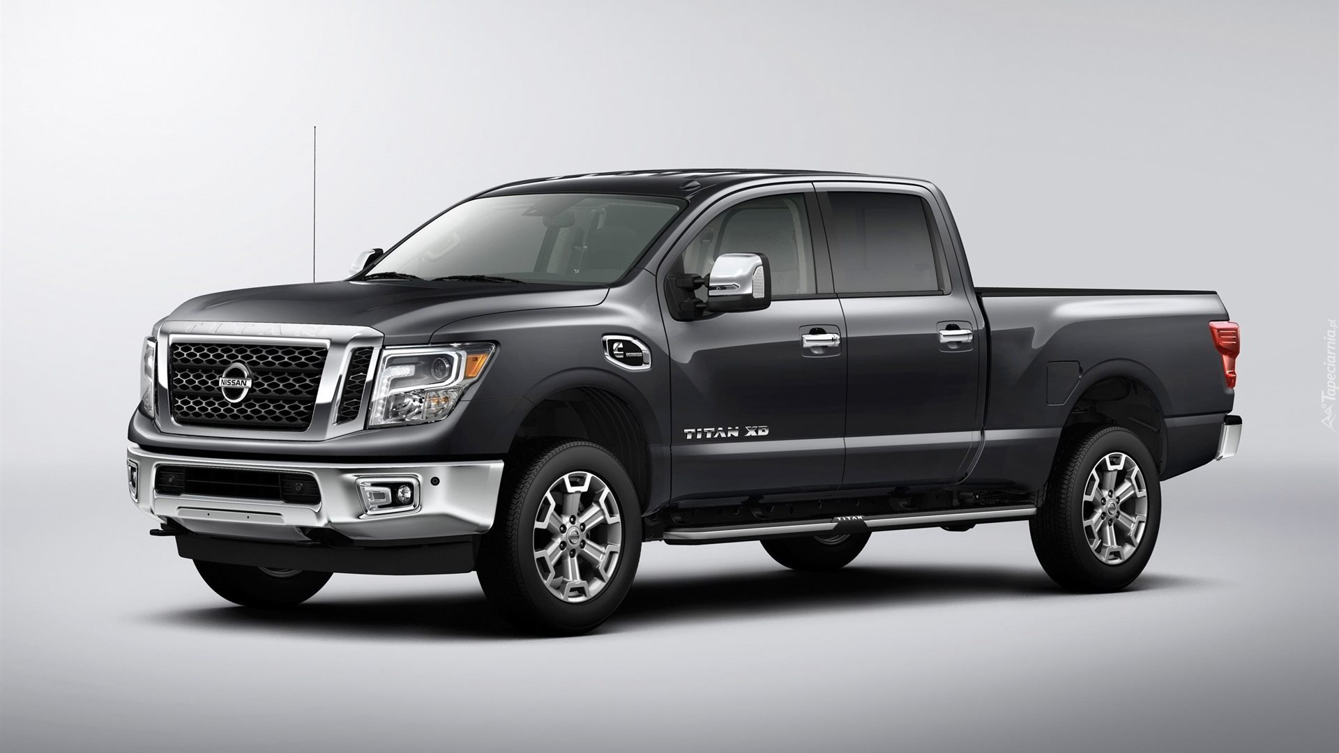 Czarny, Nissan Titan XD, 2017