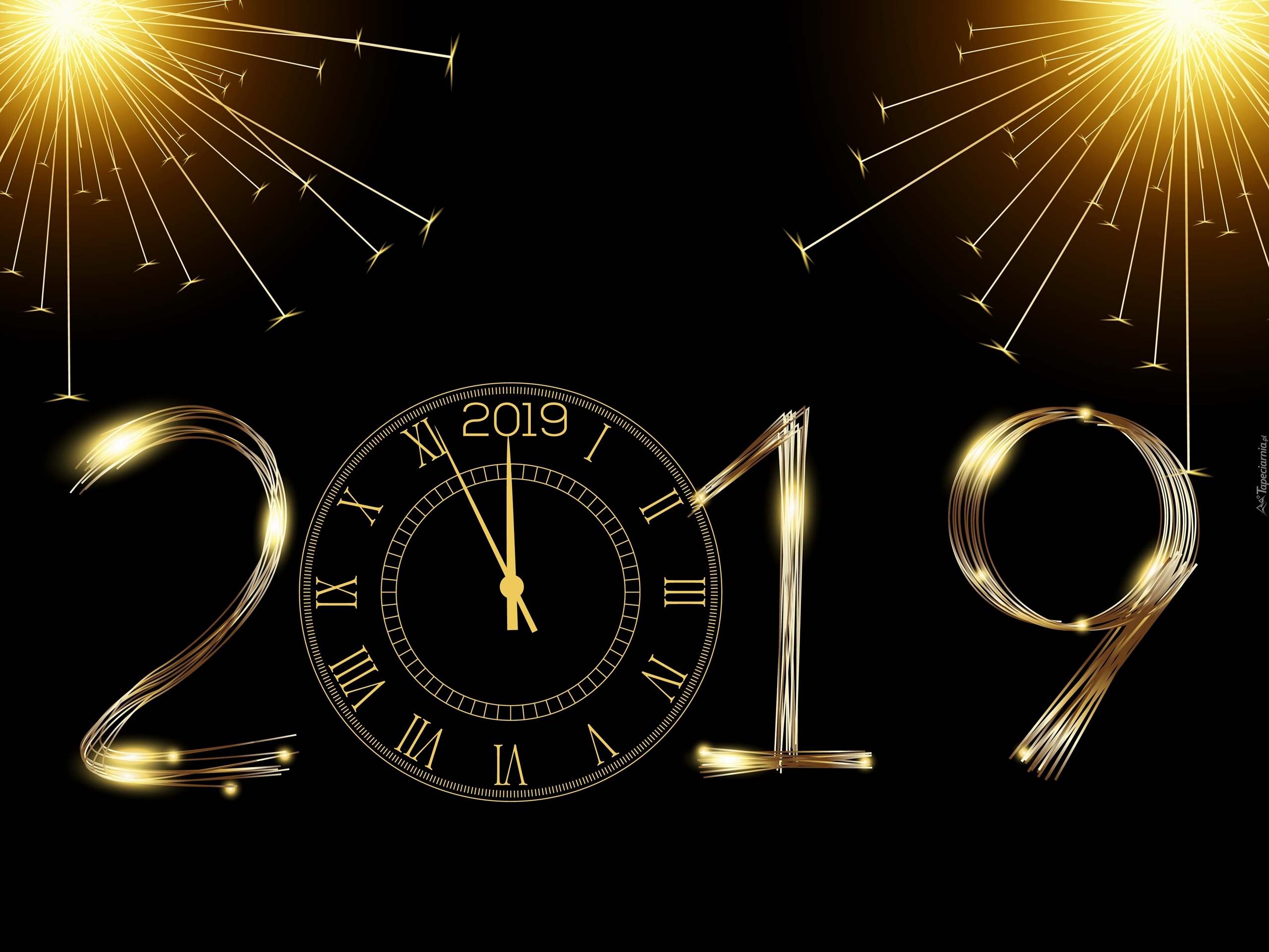 Nowy Rok, 2019, Zegar