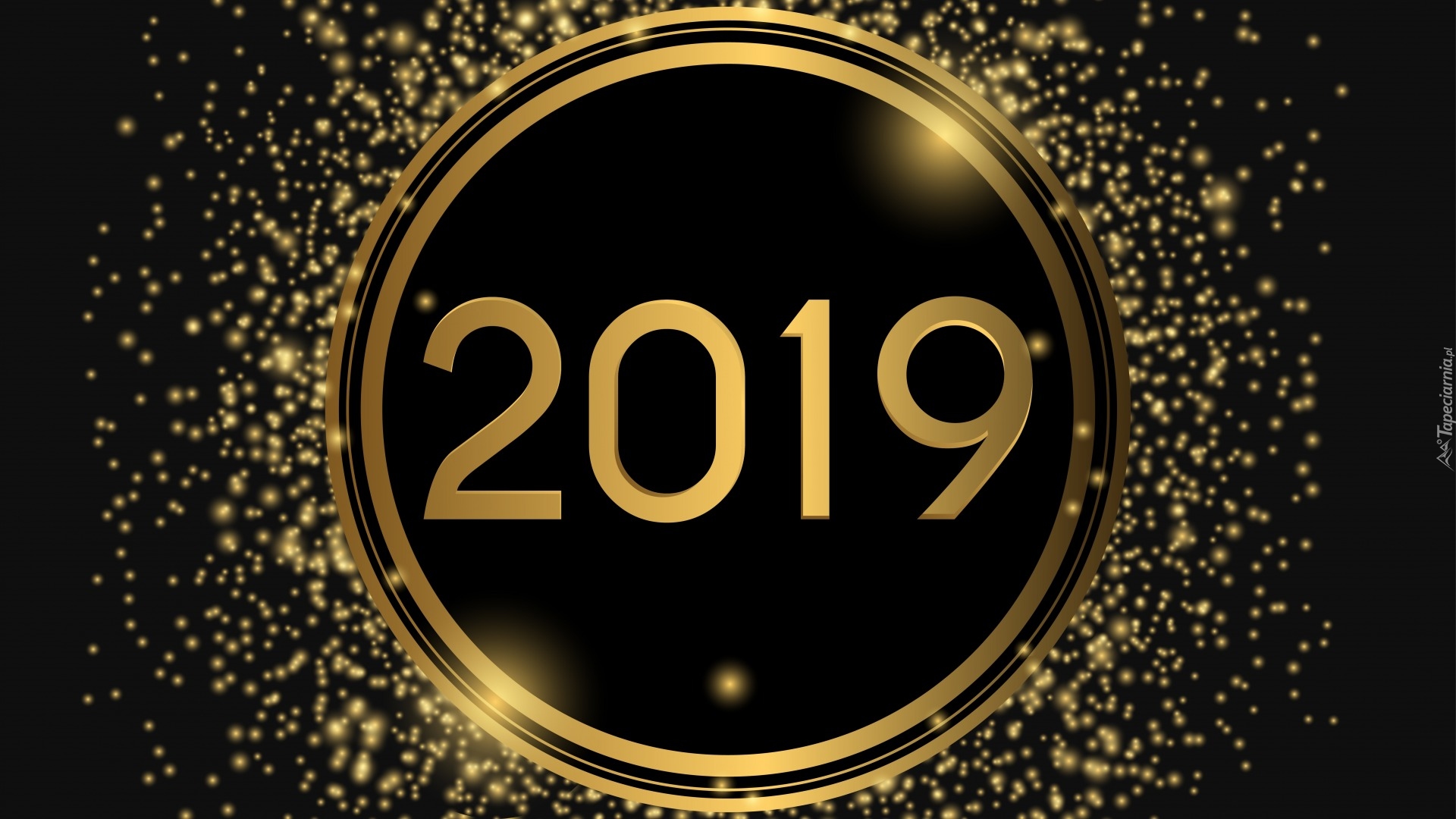 Nowy Rok, 2019, Złote, Koło