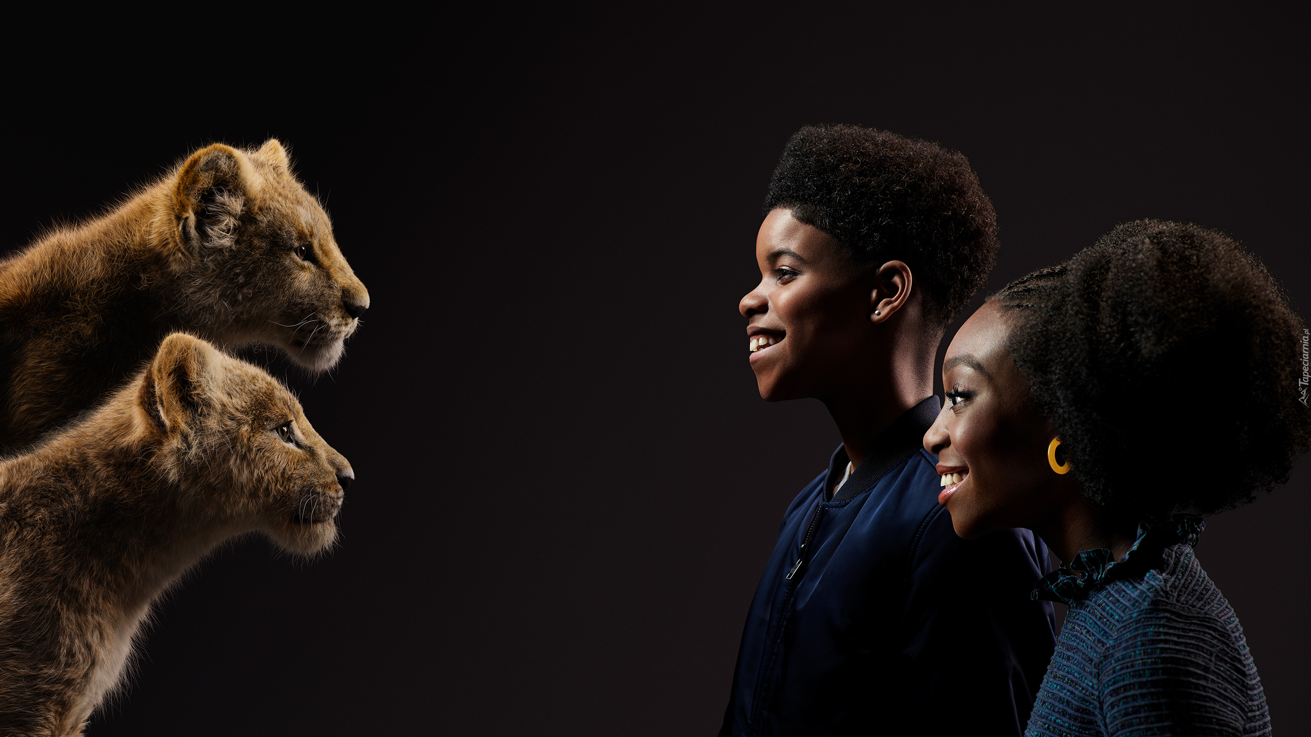 Film, Król Lew, The Lion King, Nala, Simba, Obsada dubbingowa, JD McCrary, Shahadi Wright Joseph