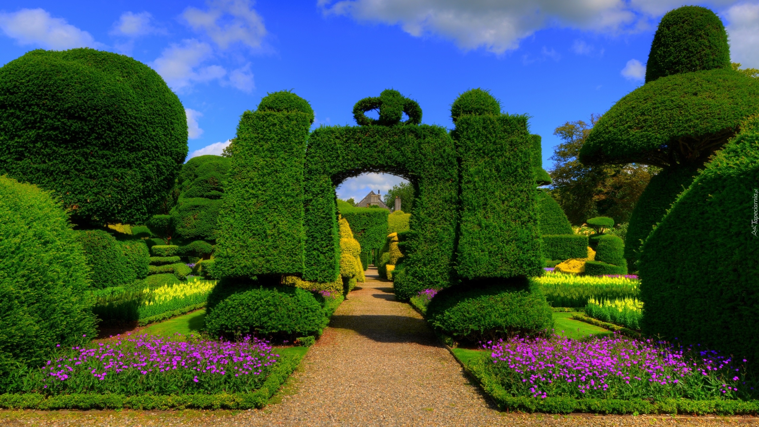 Wielka Brytania, Anglia, Kumbria, Kendal, Ogród, Levens Hall