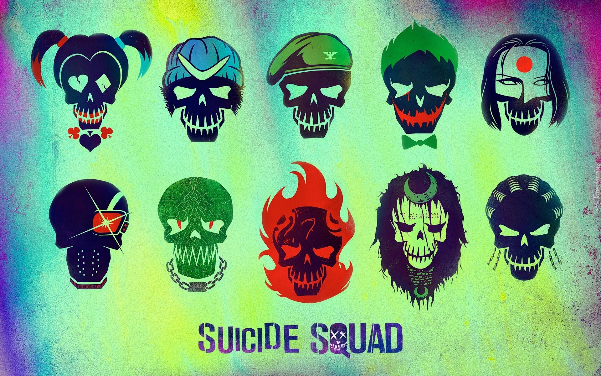 Okładka, Płyta, Suicide Squad The Album, Czaszki, Various Artists