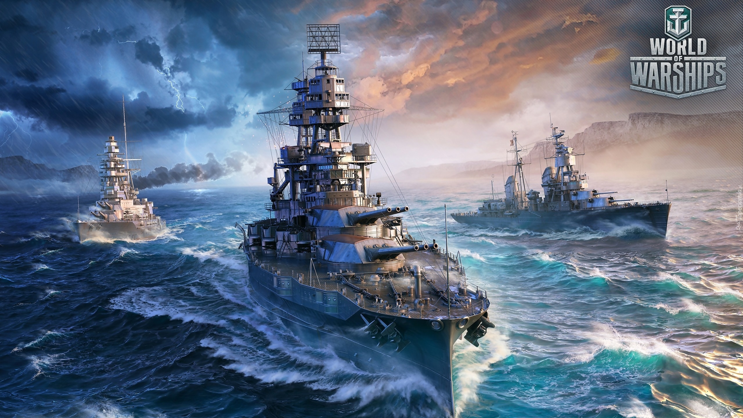 World of Warships, Morze, Okręty, Gra