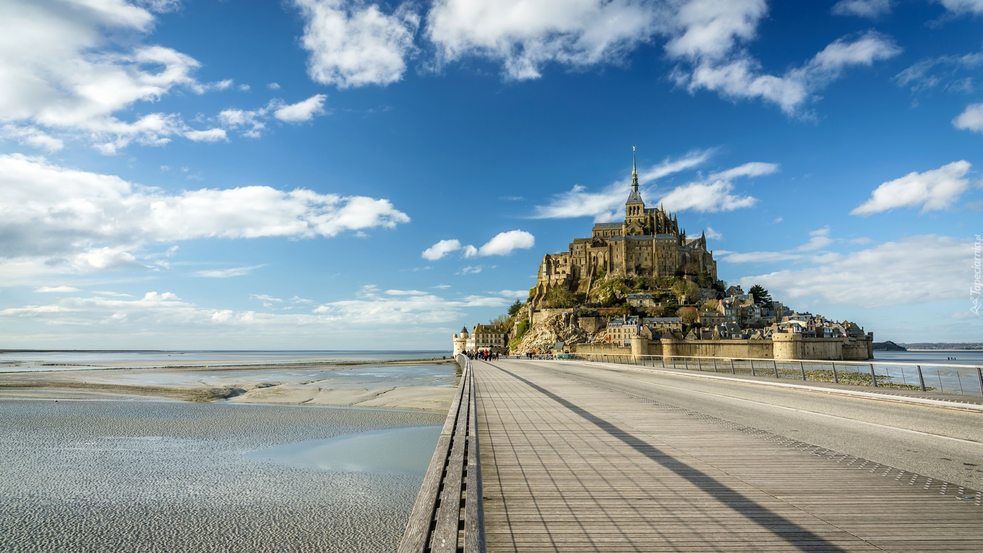 Francja, Mont Saint Michel, Wzgórze, Opactwo św Michała Archanioła