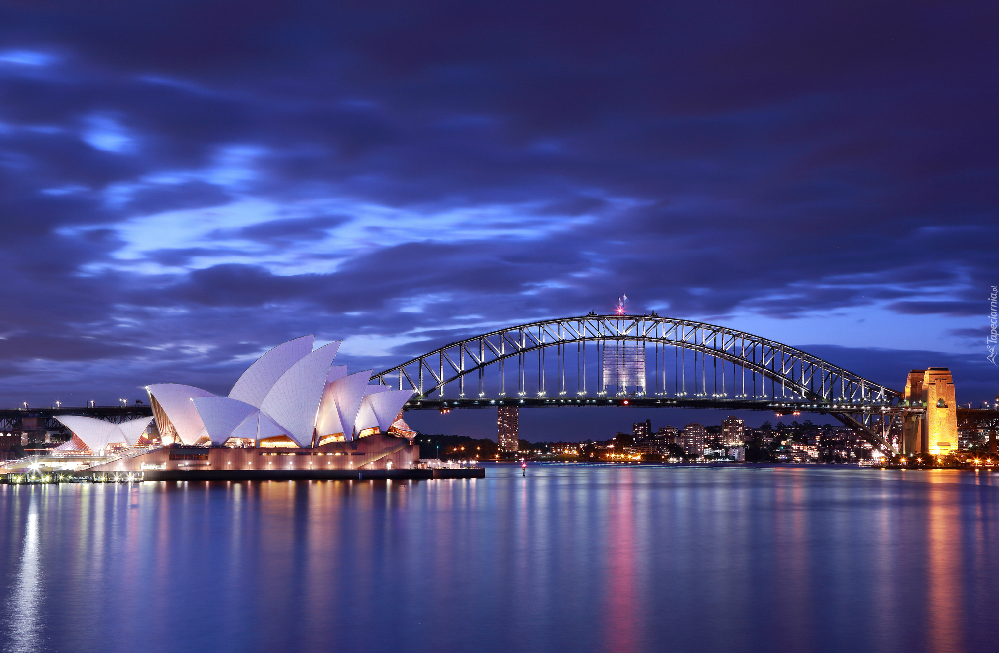 Australia, Sydney, Sydney Opera House, Most Sydney Harbour Bridge, Zatoka Port Jackson