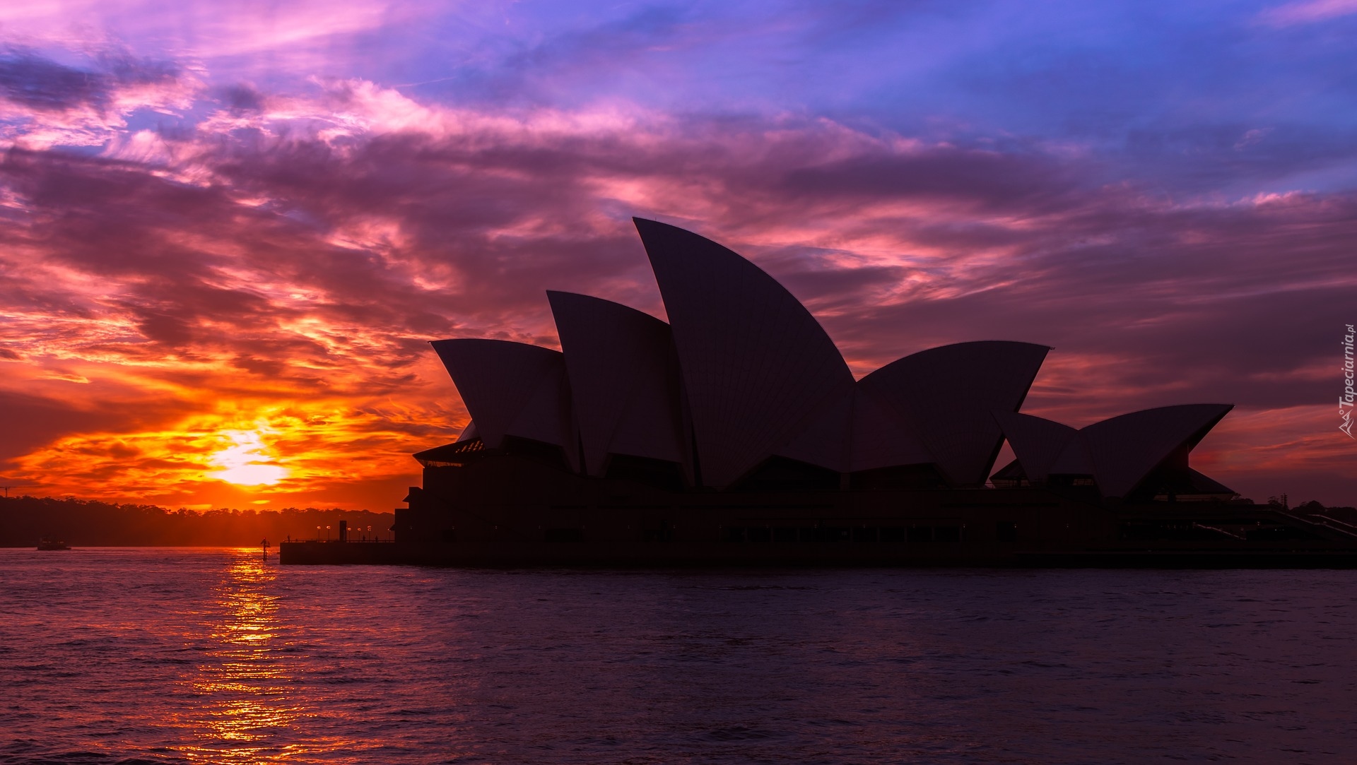 Sydney Opera House, Sydney, Australia, Wschód słońca