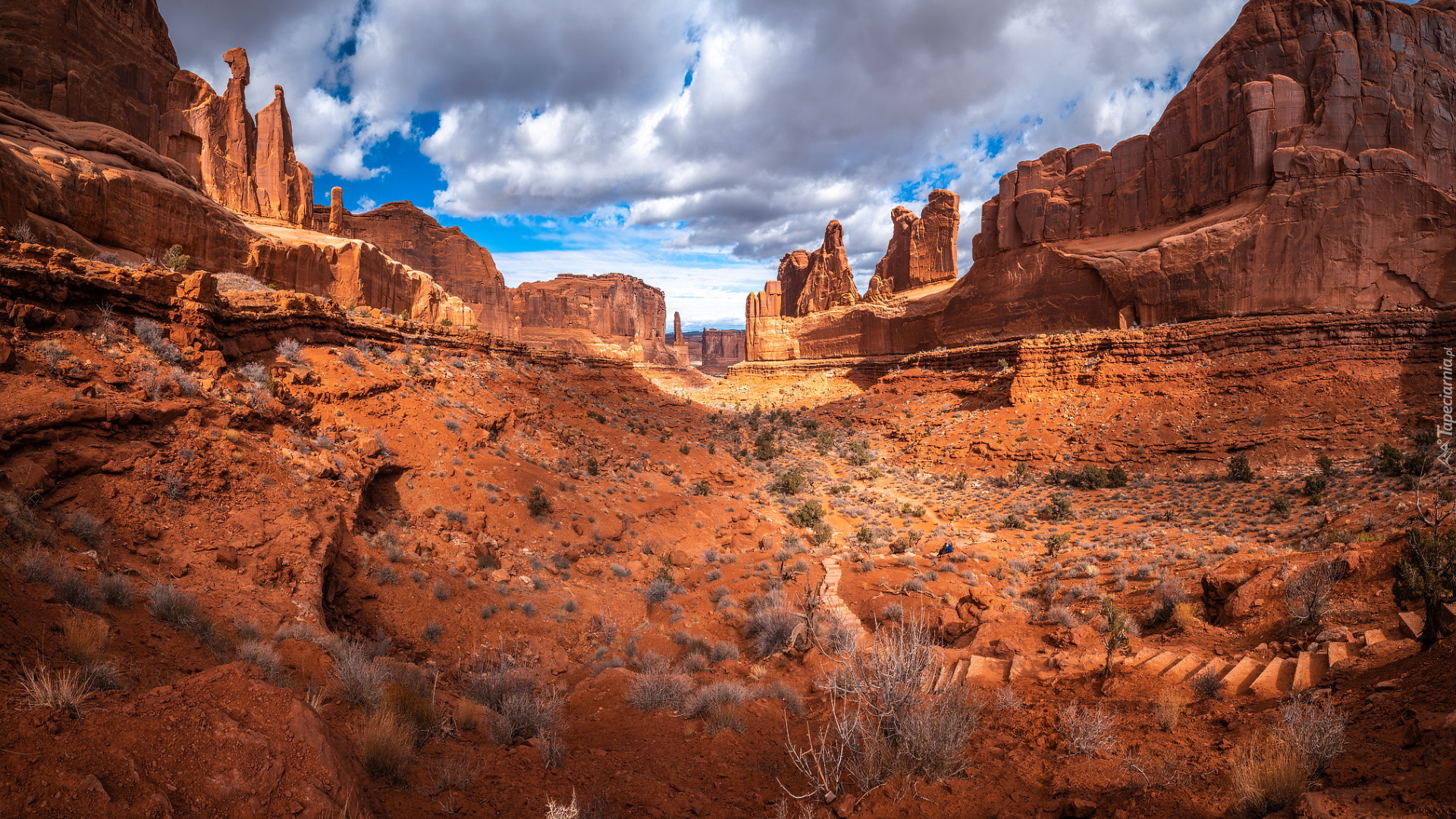 Skały, Park Narodowy Arches, Stan Utah, Stany Zjednoczone