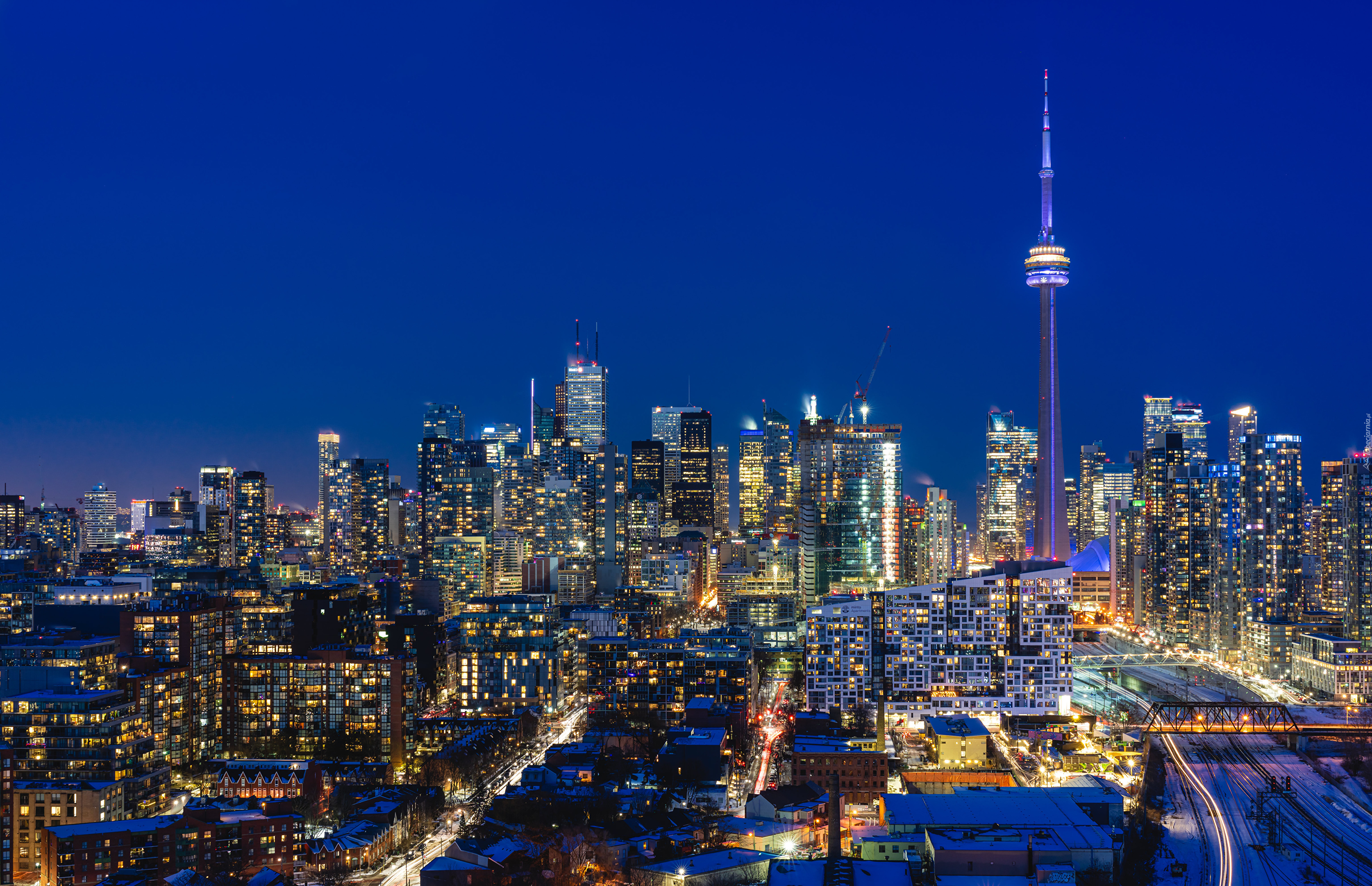 Kanada, Toronto, Wieżowce, Wieża, CN Tower