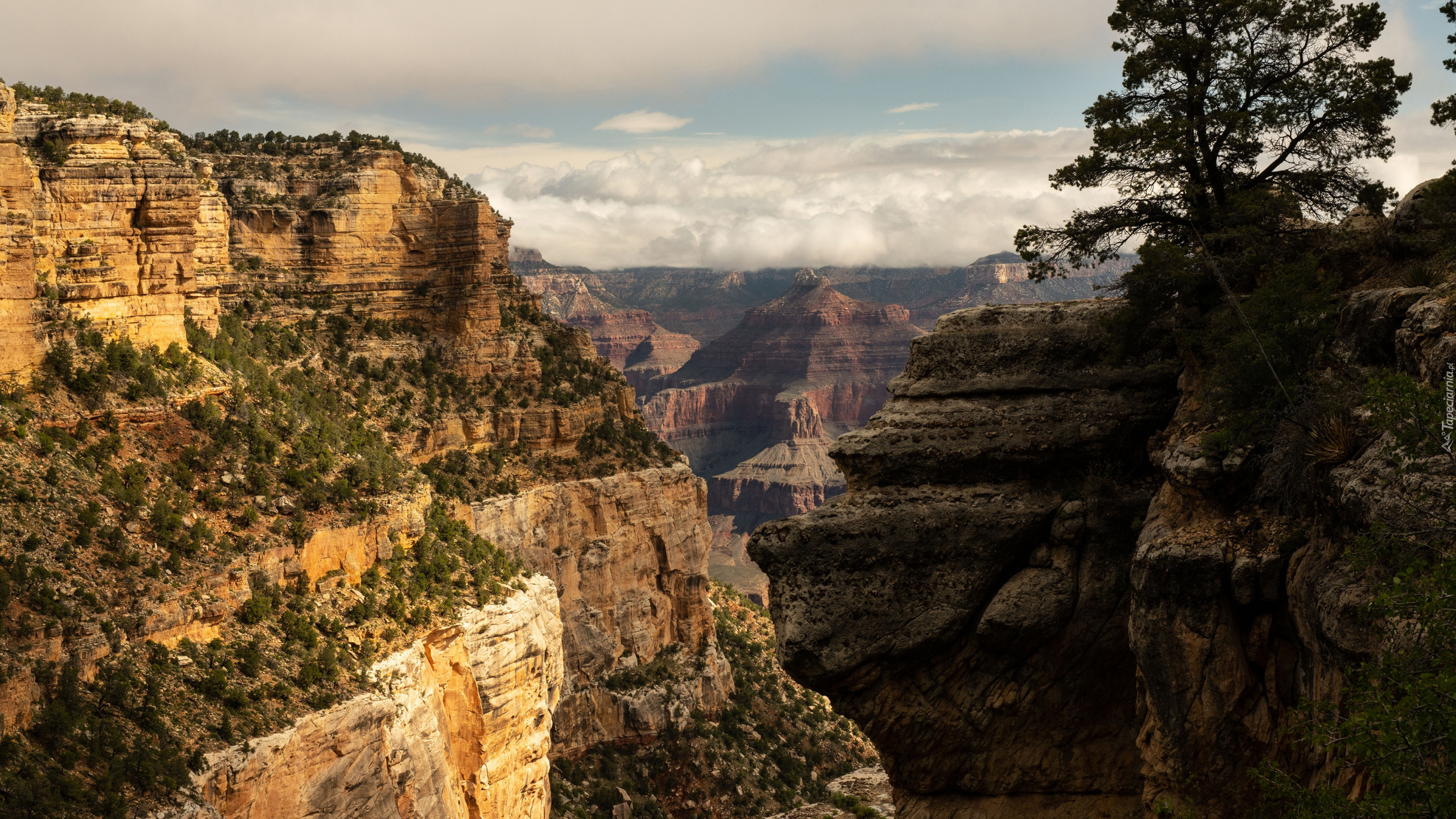 Park Narodowy Wielkiego Kanionu, Góry, Wielki Kanion Kolorado, Grand Canyon, Arizona, Stany Zjednoczone