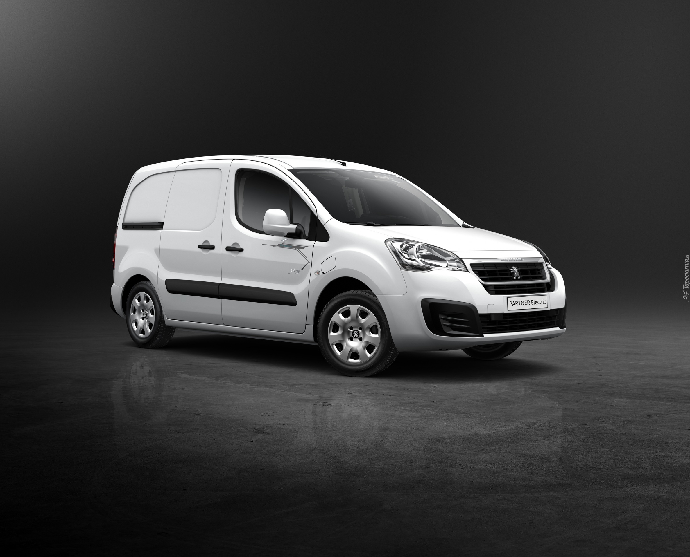 Biały, Peugeot Partner Electric, 2015