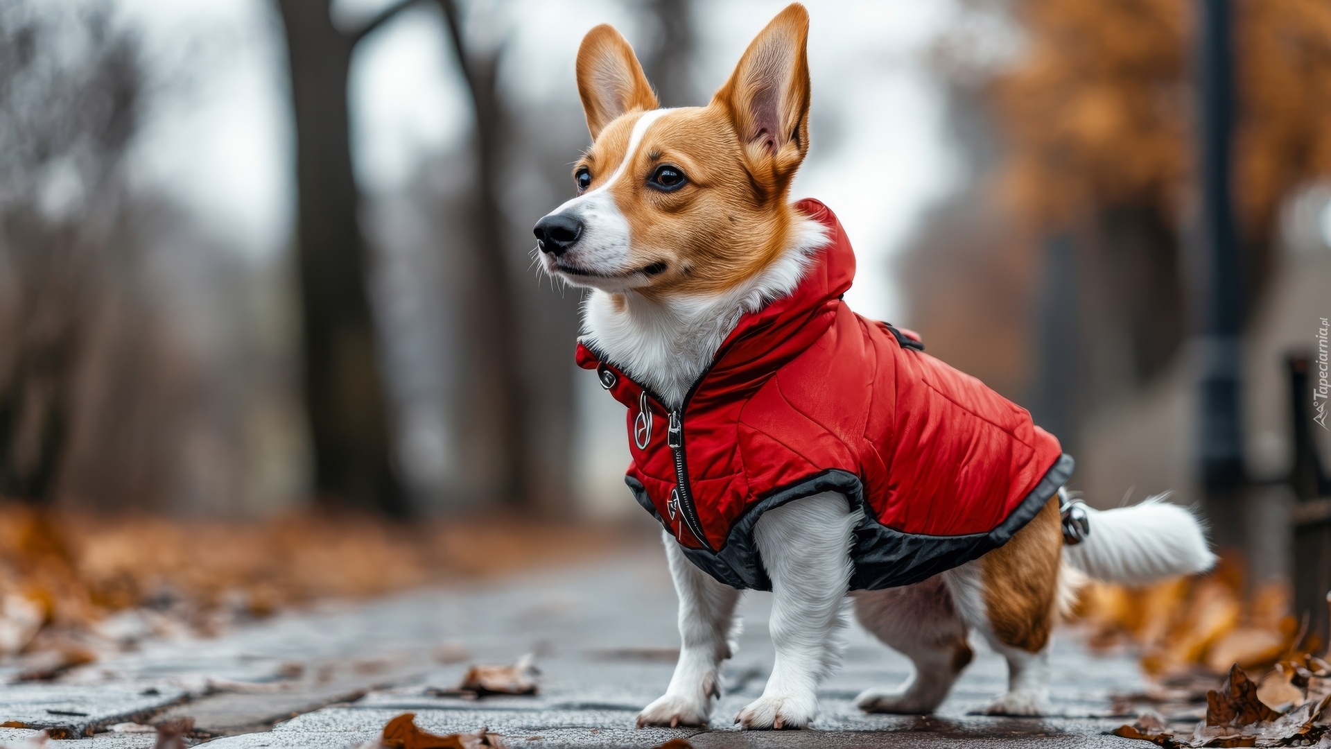 Pies, Ubranko, Czerwone