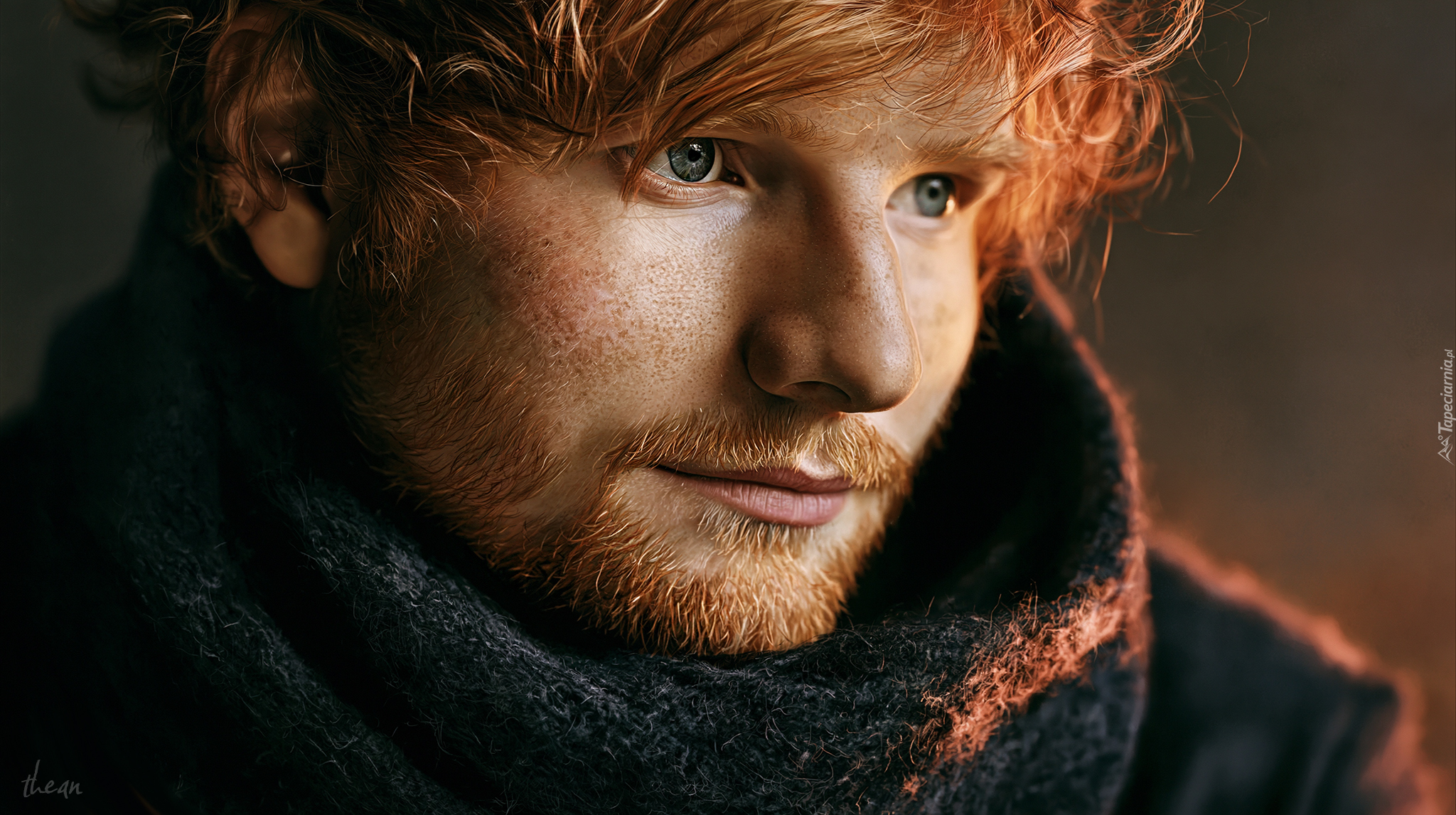 Ed Sheeran, Piosenkarz, Grafika AI