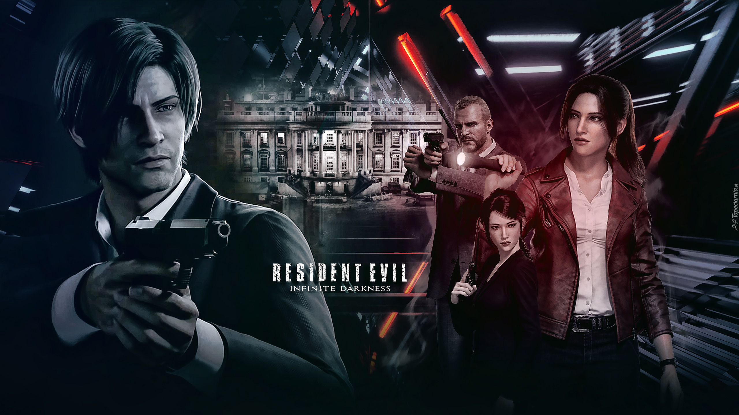 Serial, Resident Evil Infinite Darkness, Resident Evil Wieczny mrok, Mężczyźni, Kobiety