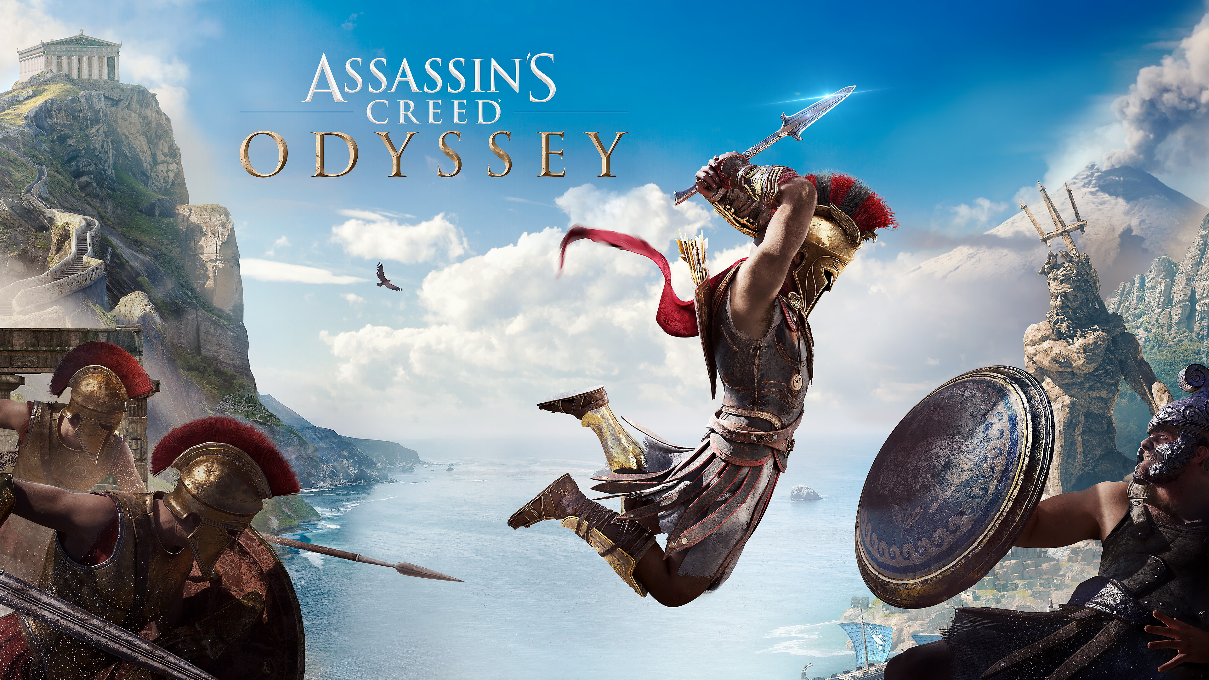 Plakat, Gra, Assassins Creed Odyssey, Alexios