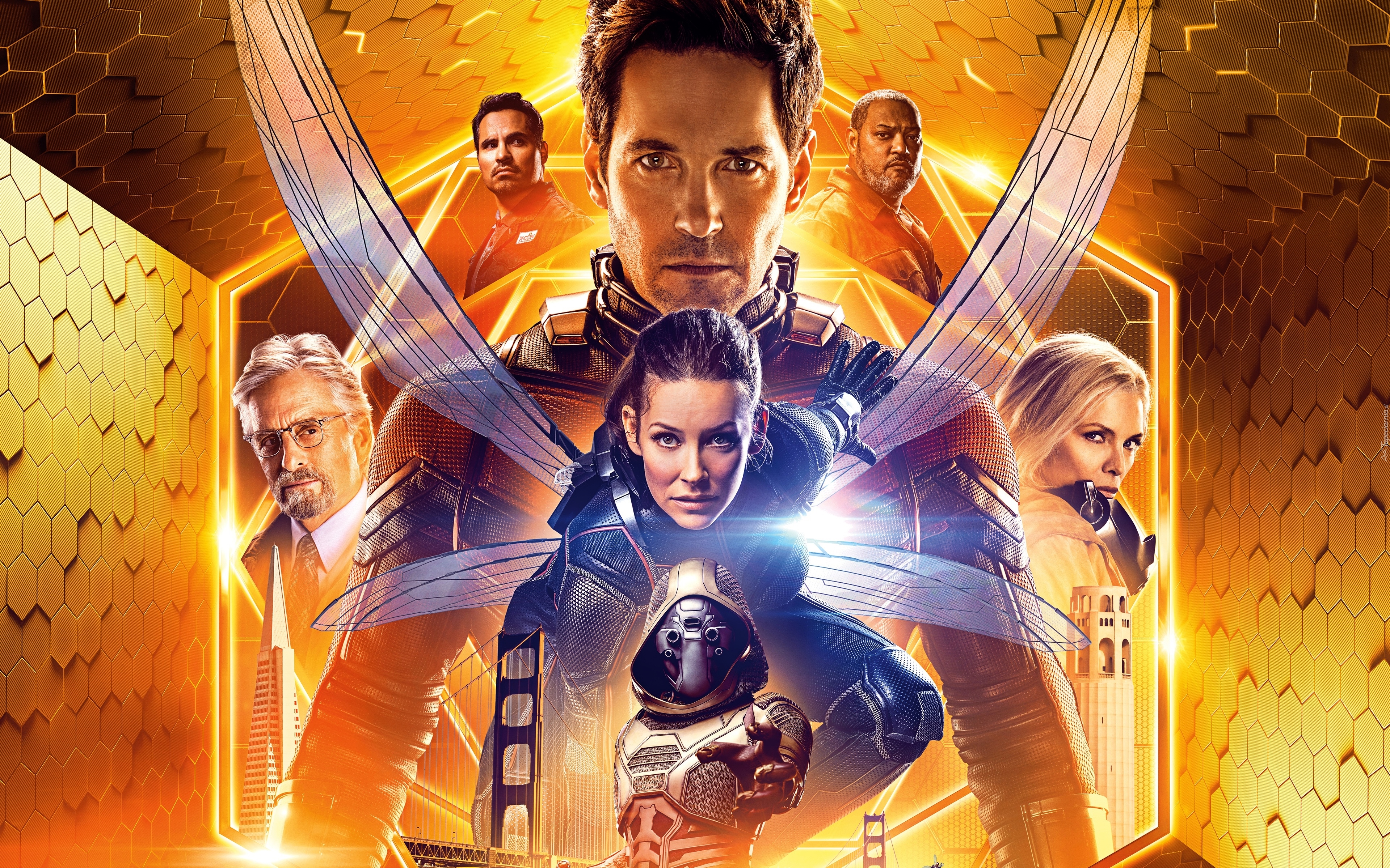 Film, Ant-Man i Osa, Paul Rudd, Evangeline Lilly, Michael Pena, Laurence Fishburne, Michael Douglas, Michelle Pfeiffer