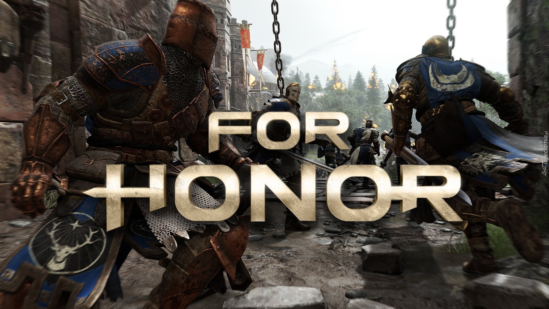 For Honor, Gra, Rycerze, Walka, Plakat