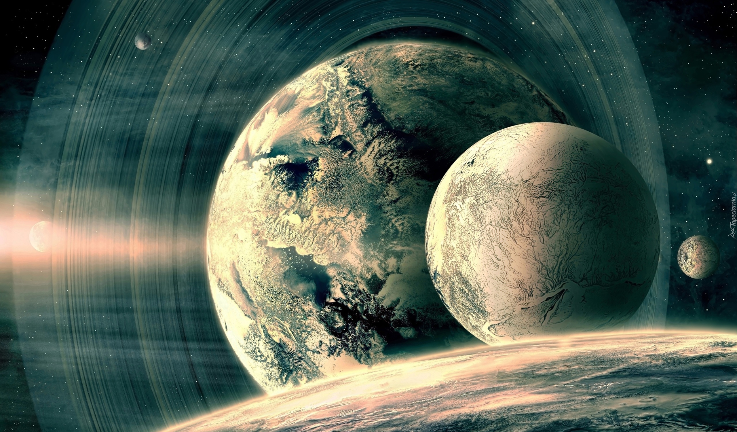 Planety, Grafika 3D