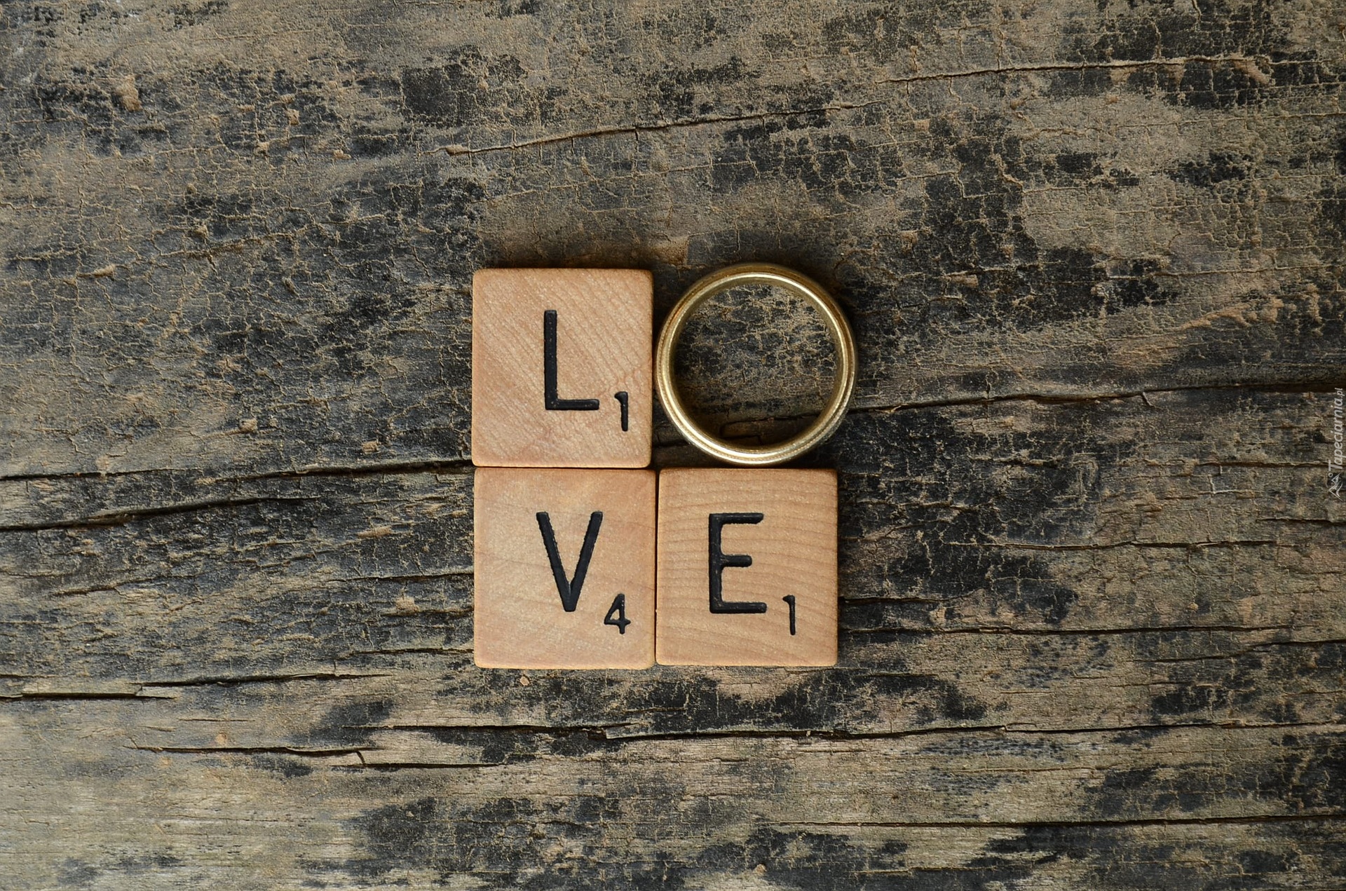 Scrabble, Love, Miłość, Deski