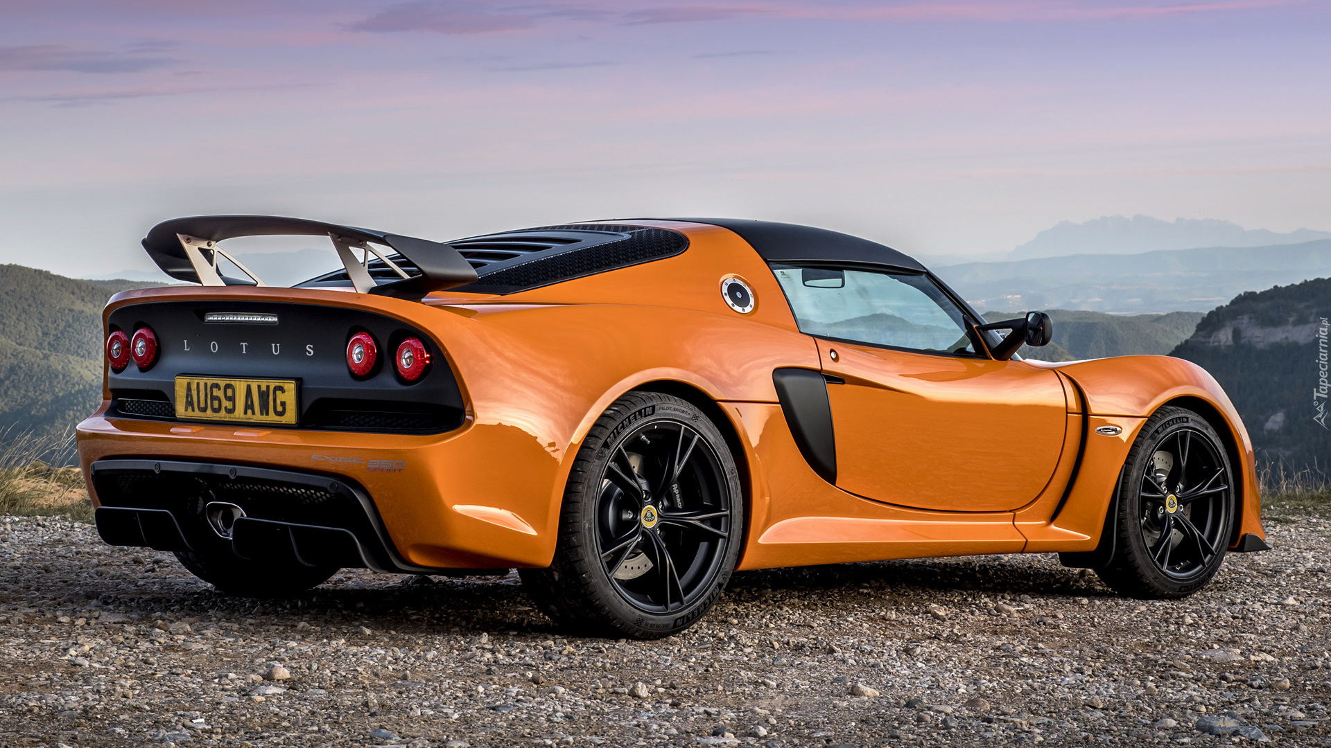 Pomarańczowy, Lotus Exige Sport 350