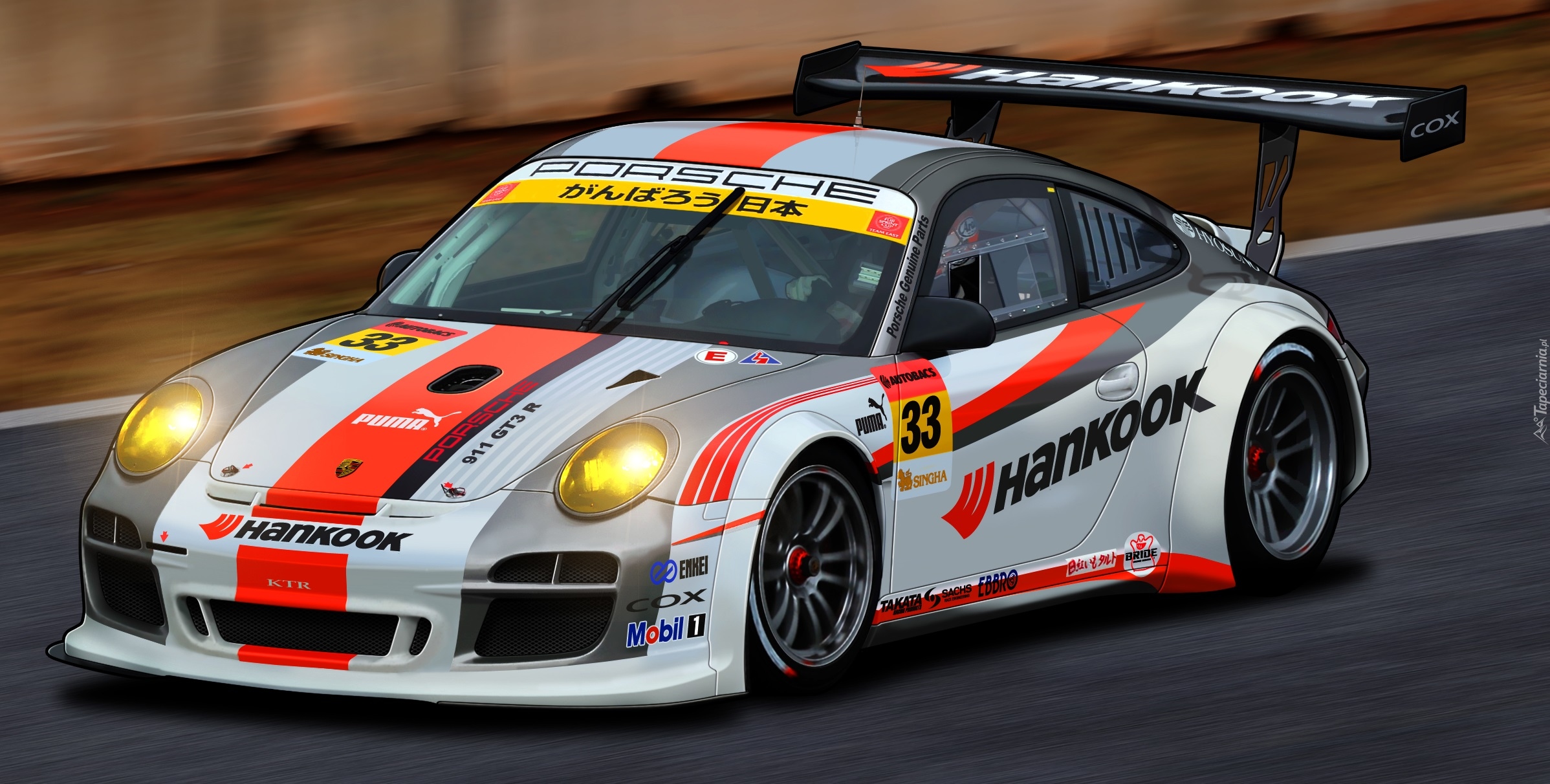 Rajdowe, Porsche 911 GT3 R Super GT, 2011